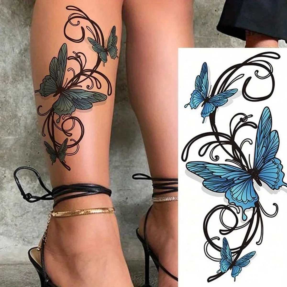 Sexy Waterproof Butterfly Temporary Tattoo Sticker
