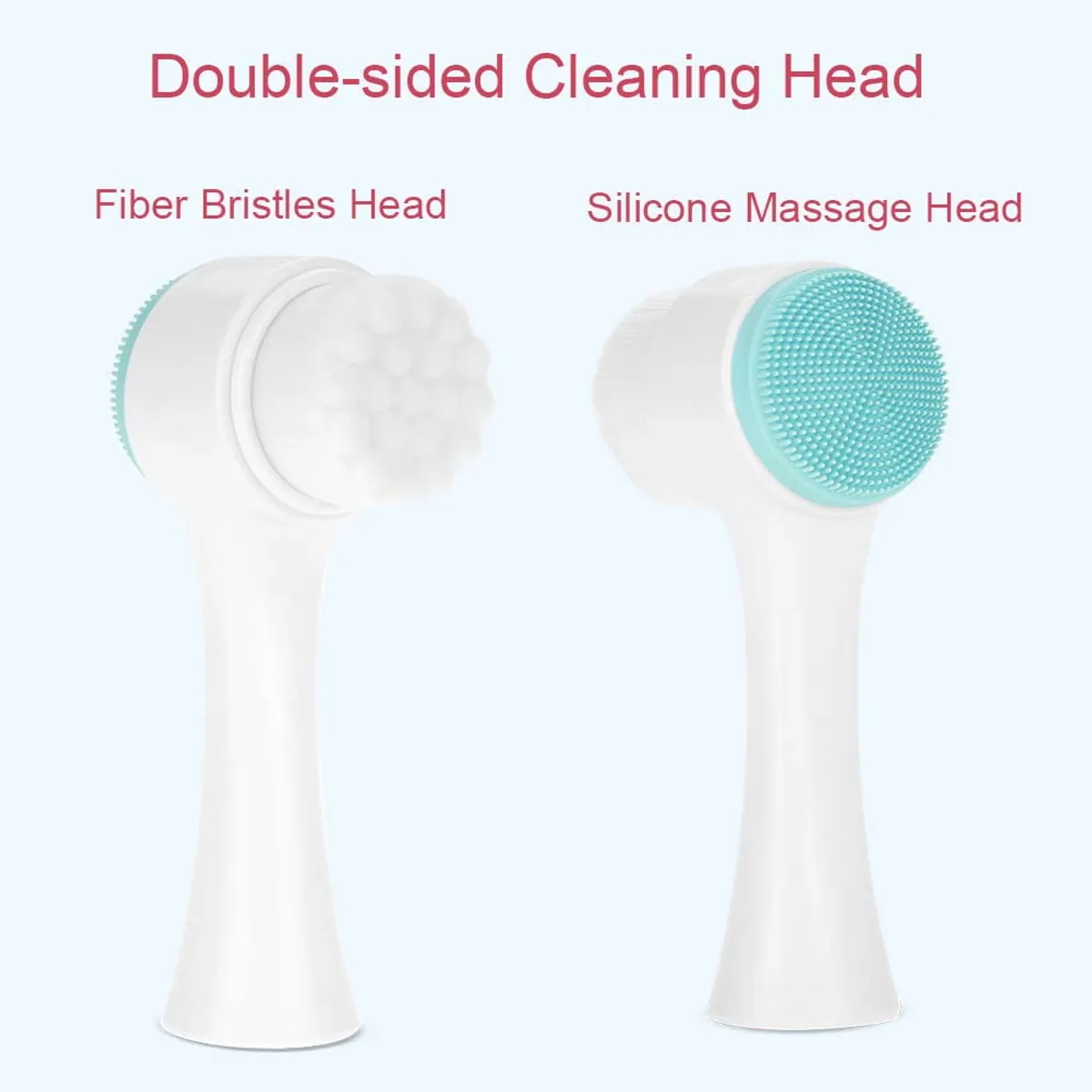 Face Cleansing Brush, Face Brush, Fiber Silicone Clean Face Cleansing Skin Whitening For Makeup Remover Oil Control