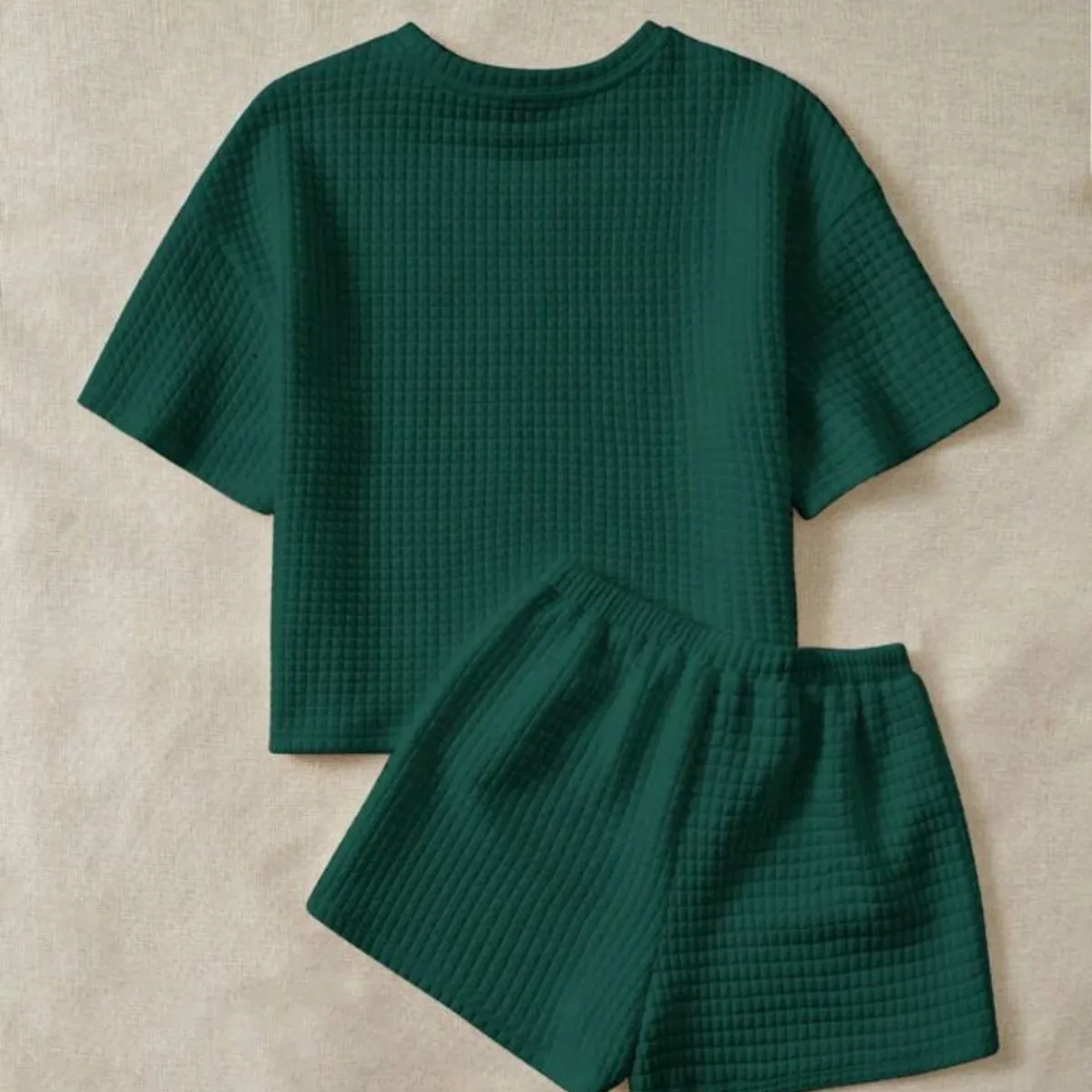 Women's Letter Patch Short Sleeve T-Shirt - Size: L