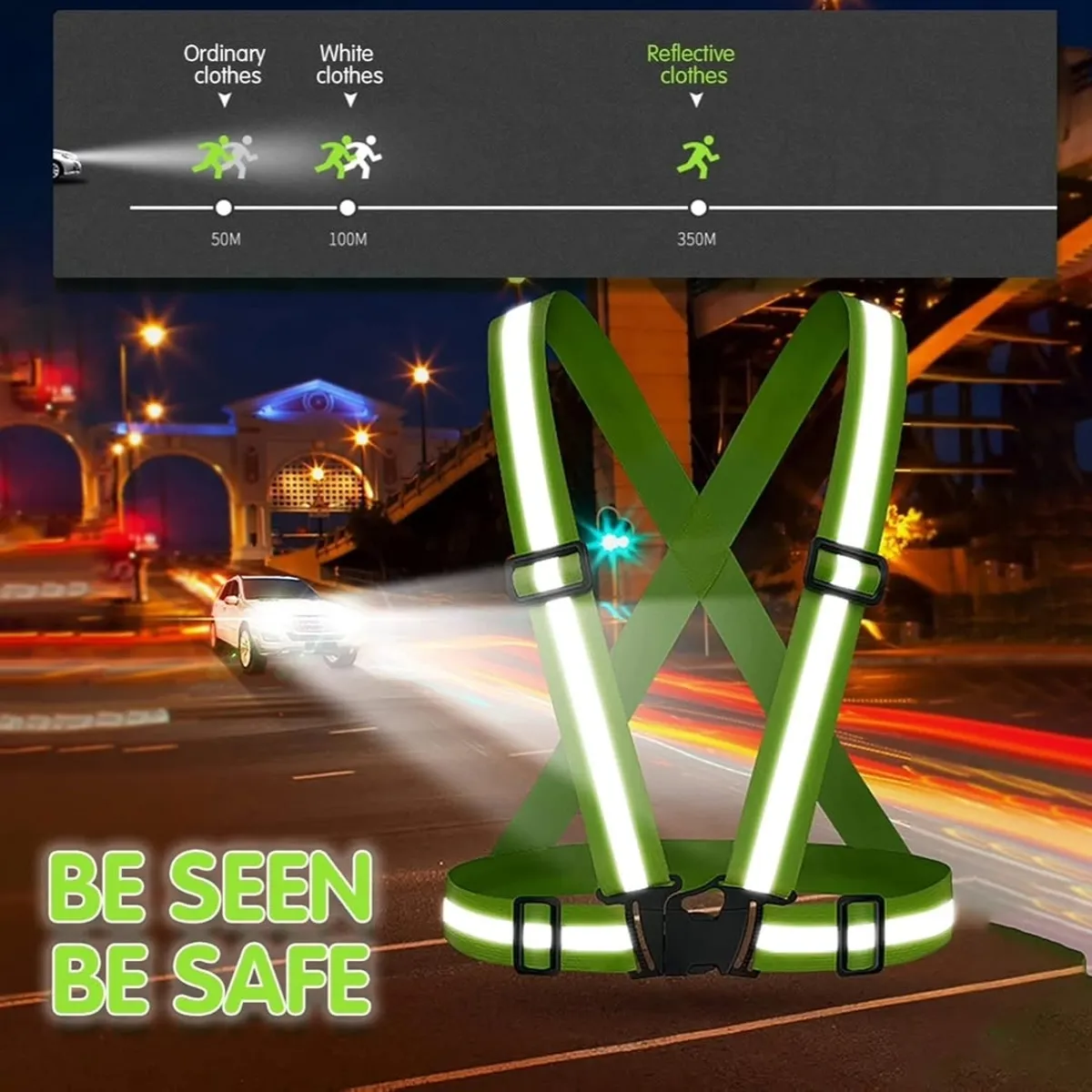 Reflective Safety Harness Straps