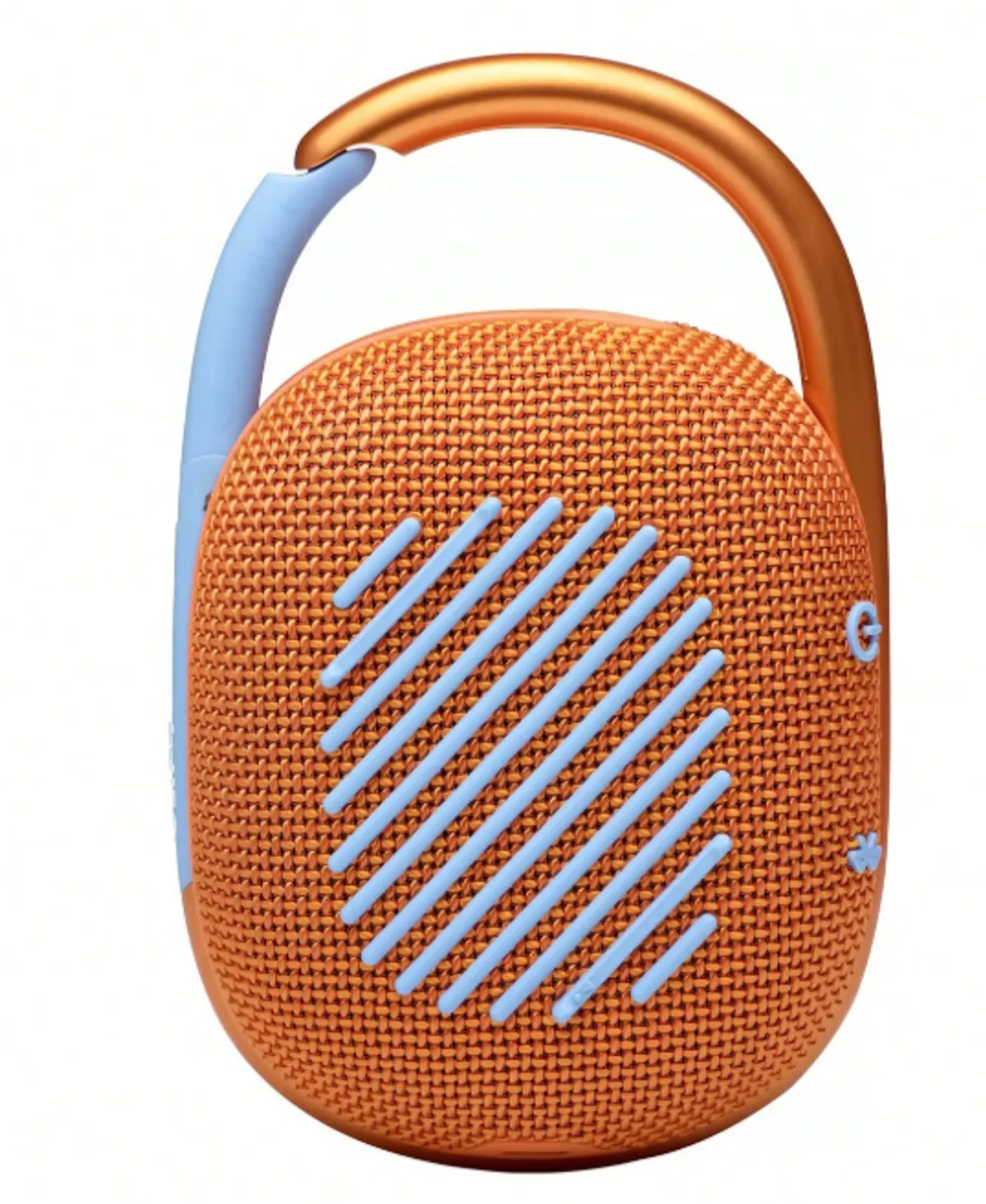 JBL Clip 4 - Premium Sound Portable Bluetooth Speaker,IP67 waterproof and dustproof, 10 hours playtime, Orange/Blue