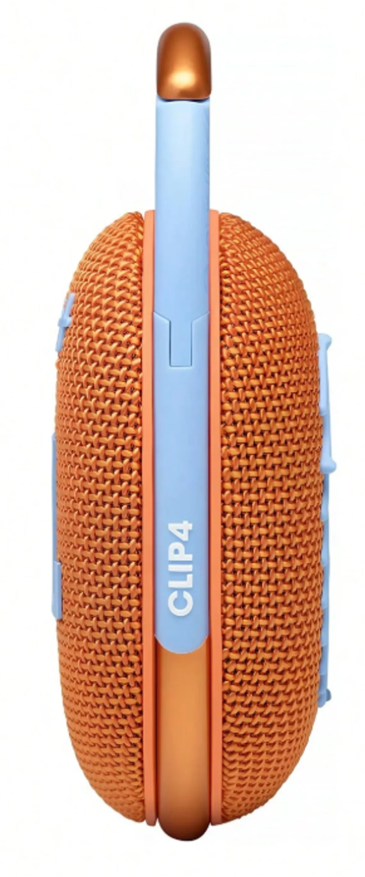 JBL Clip 4 - Premium Sound Portable Bluetooth Speaker,IP67 waterproof and dustproof, 10 hours playtime, Orange/Blue