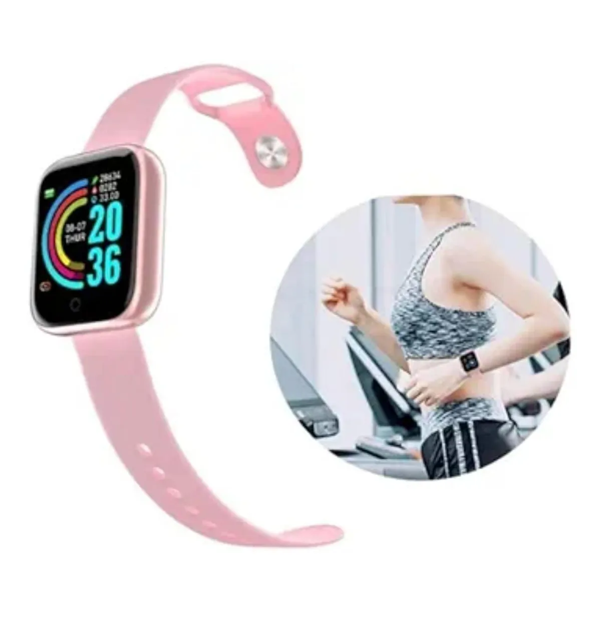 Pink Smart Watch