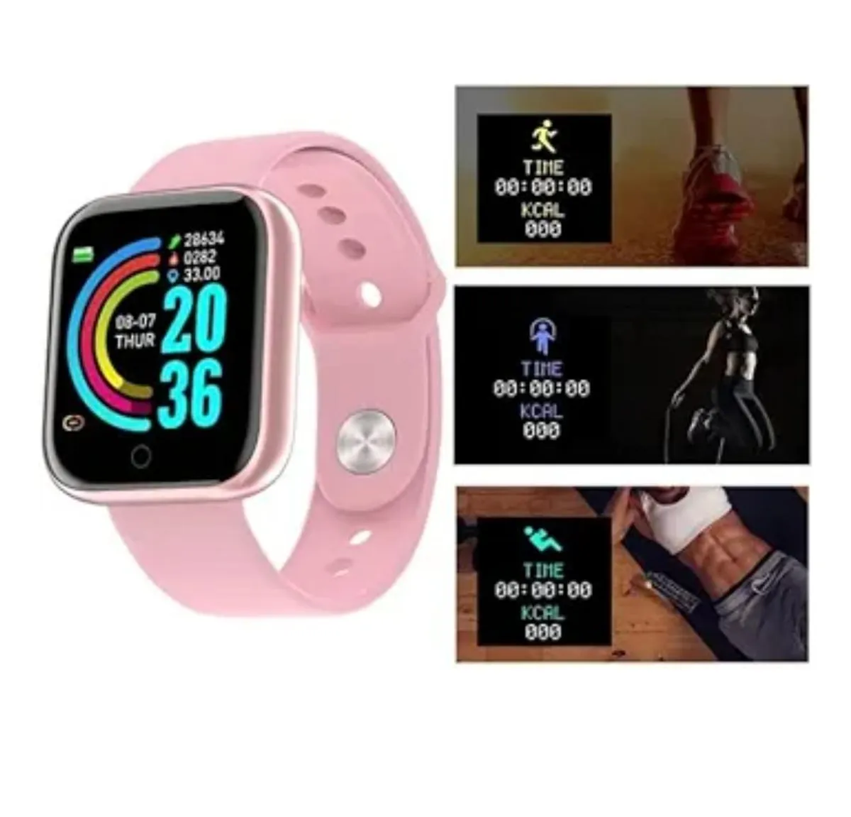 Pink Smart Watch
