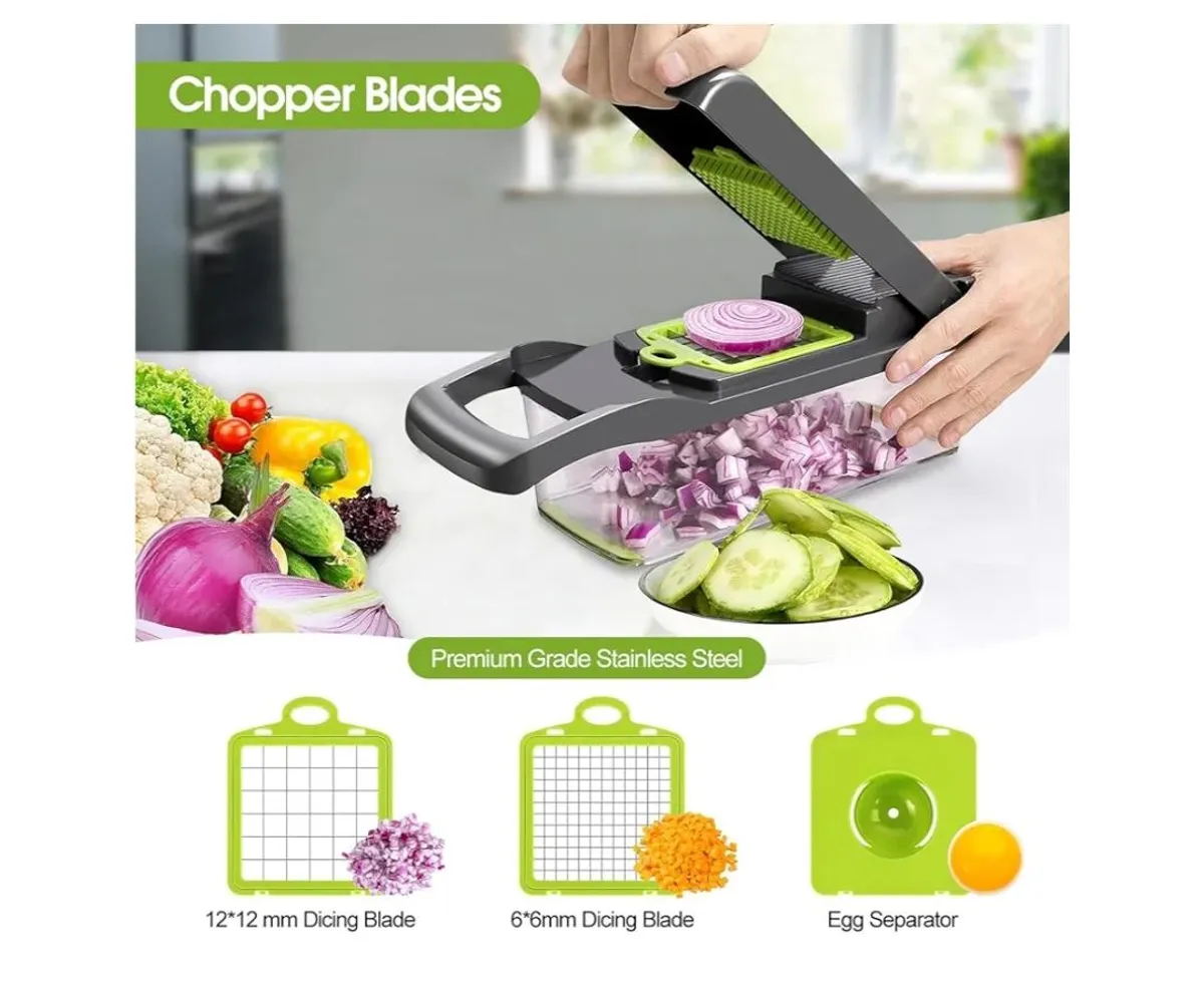 16 In 1 Food Chopper Multifunctional Vegetable Chopper