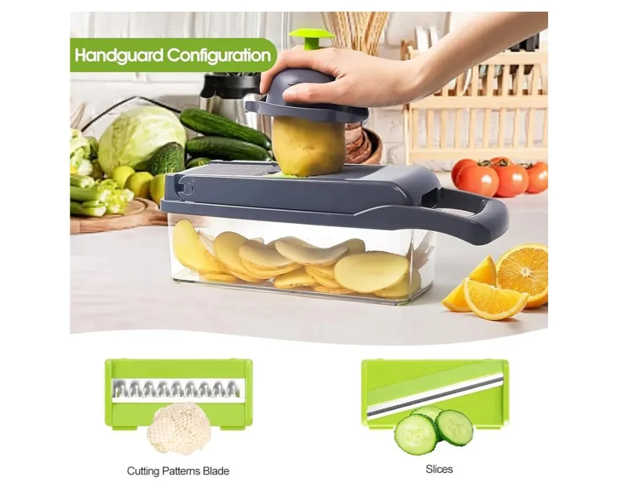16 In 1 Food Chopper Multifunctional Vegetable Chopper