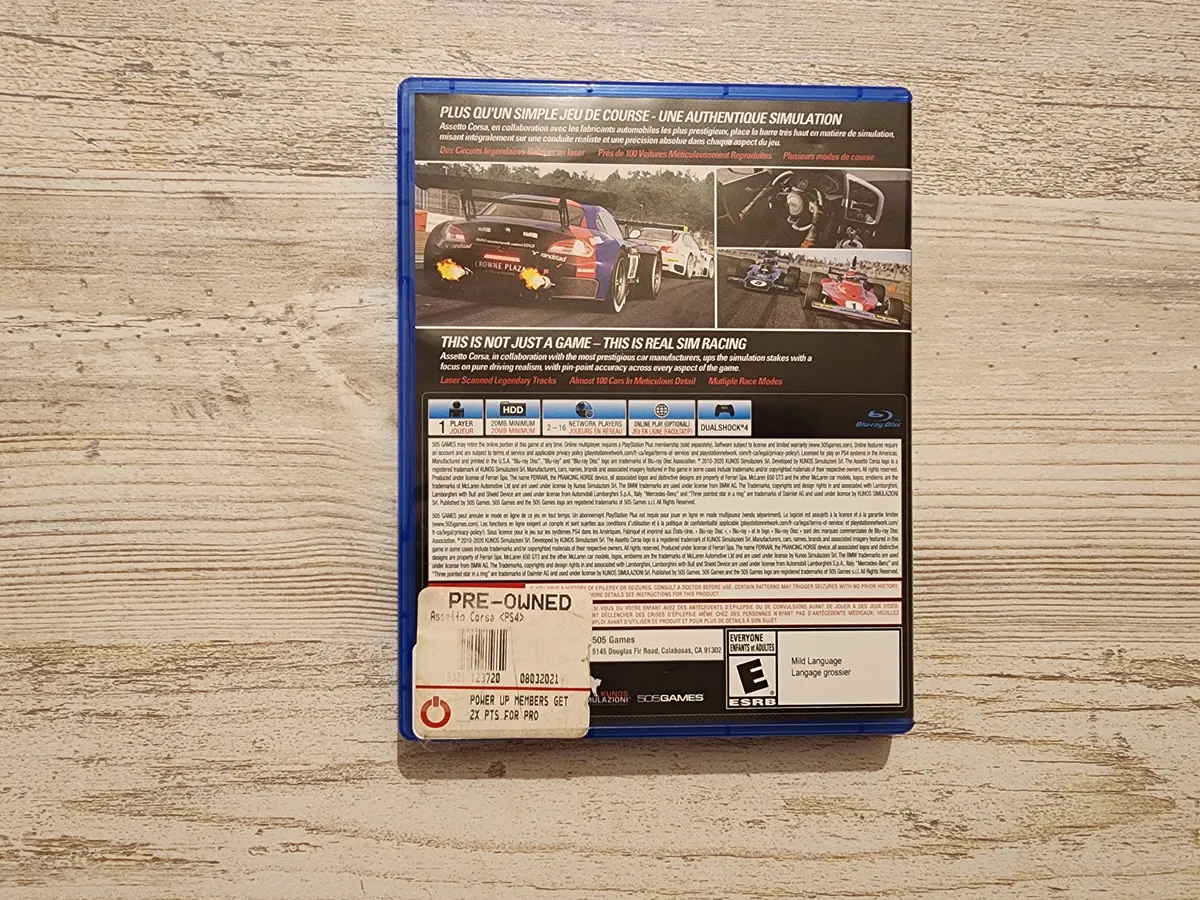 Pre Owned Assetto Corsa Standard Edition PS4