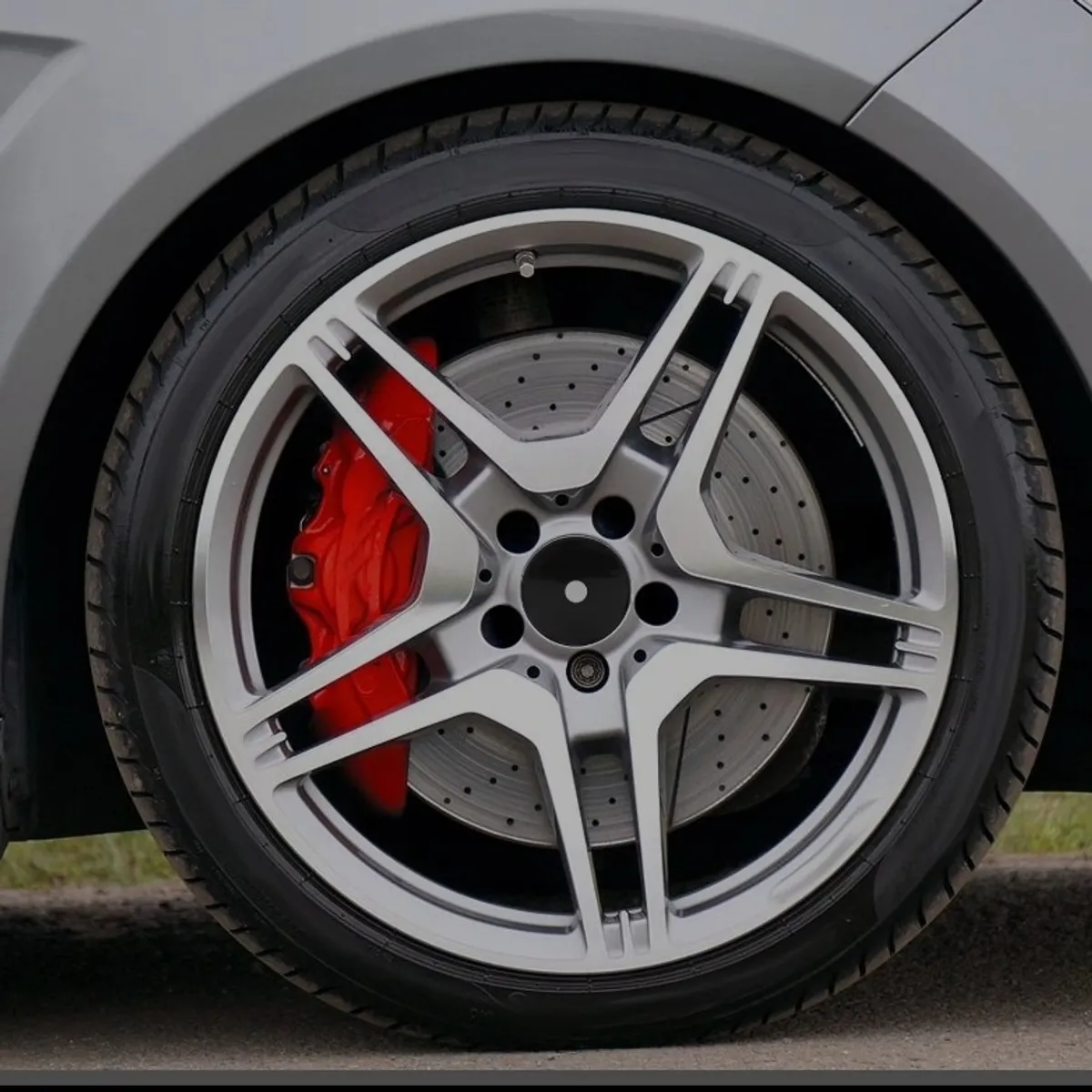 Black Universal Car wheel center Hub caps