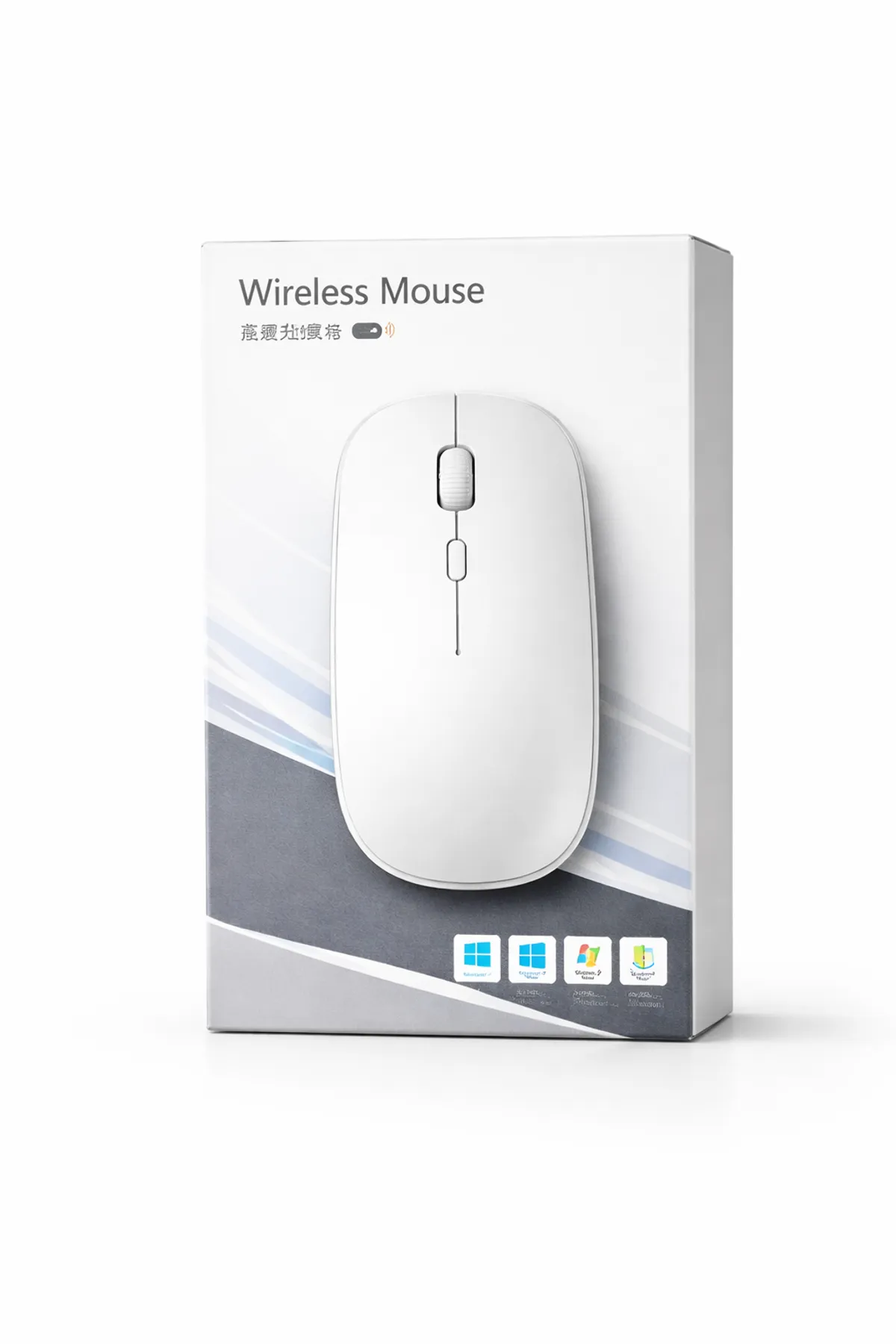 Portable Mini Wireless Mouse , Rechargeable, RGB Backlit, Silent Click | Works on Laptop & Desktop – Black