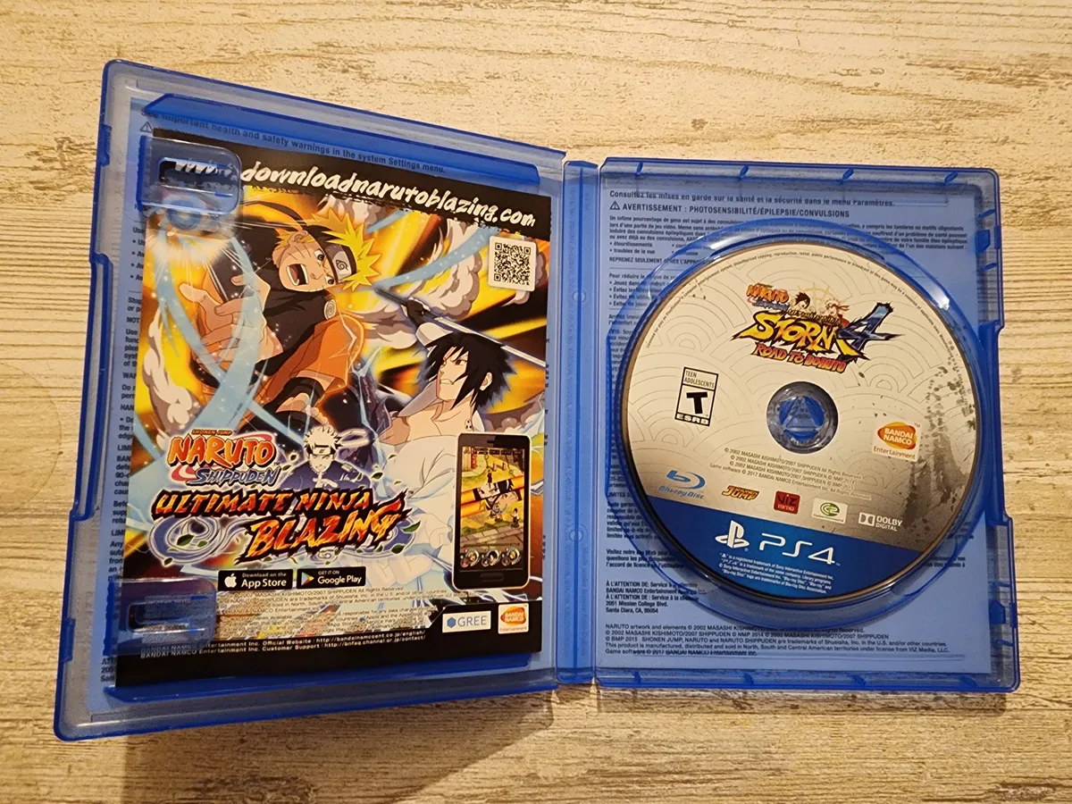 PS4 Naruto Shippuden Ultimate Ninja Storm Road to Boruto Pre Owned