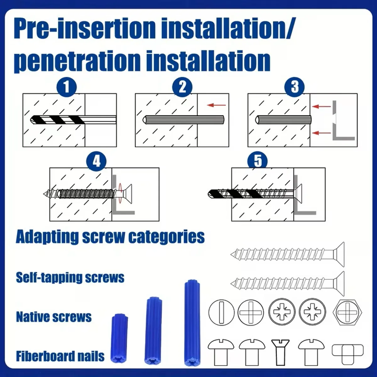 Wall Plug 5/16" 200pcs
