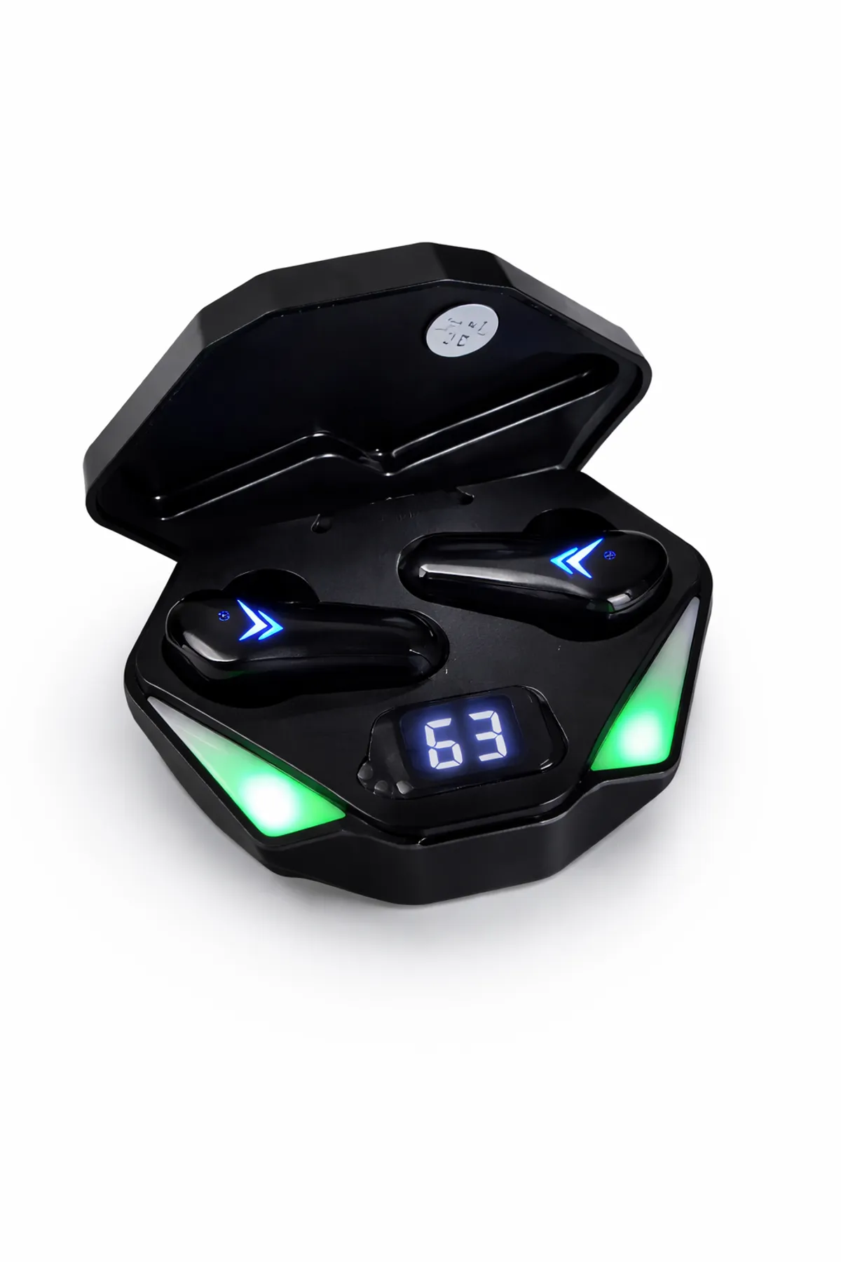 Gaming Earbuds  LED Display, Multicolor Breathing Lights, Noise Cancellation, Low Latency | Calls, Music, Sports | Type-C