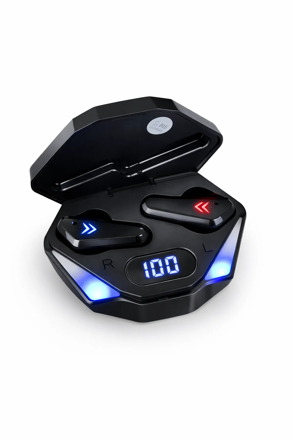 Gaming Earbuds  LED Display, Multicolor Breathing Lights, Noise Cancellation, Low Latency | Calls, Music, Sports | Type-C