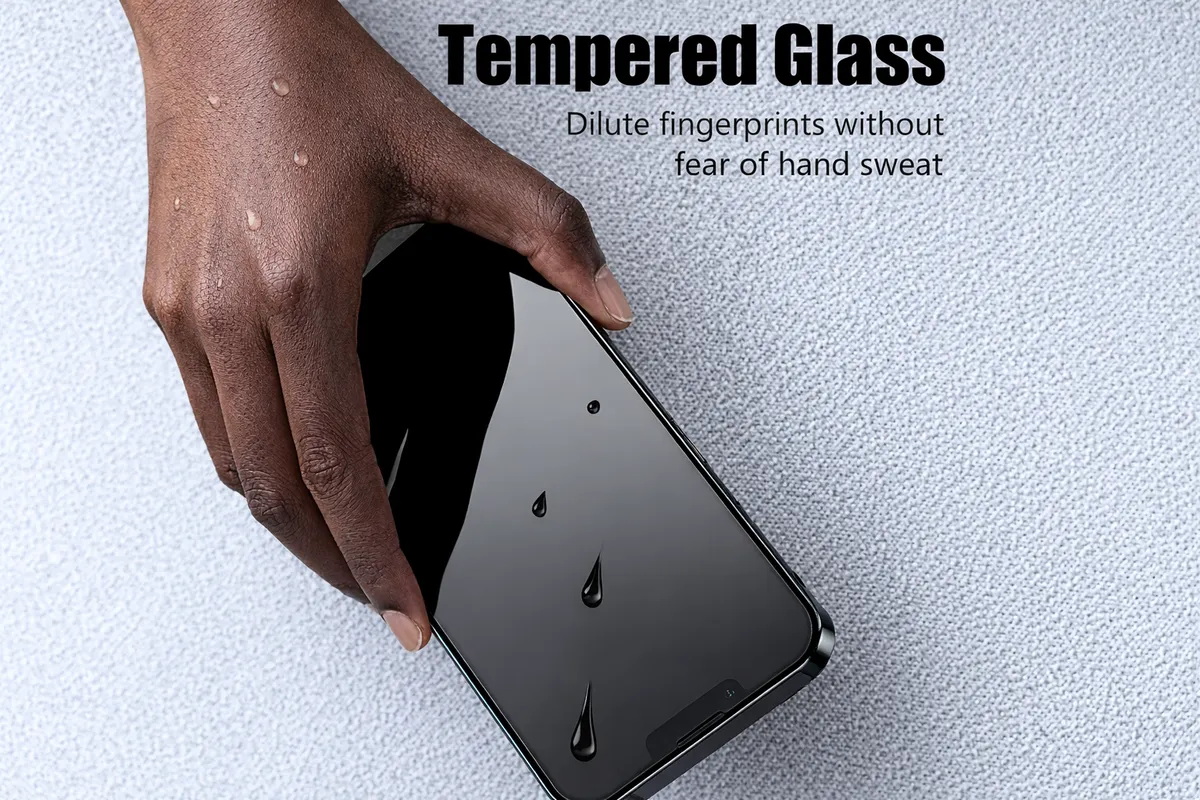 iPhone 14 Pro Max Privacy Screen Protector – 9H+ Anti-Spy Tempered Glass, Anti-Scratch, Anti-Fingerprint, Case-Friendly