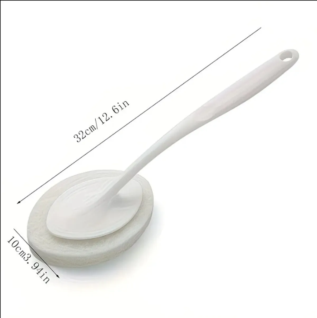 1pc Long Handle Sponge Cleaning Brush for Tile, Bathtub, and Pool