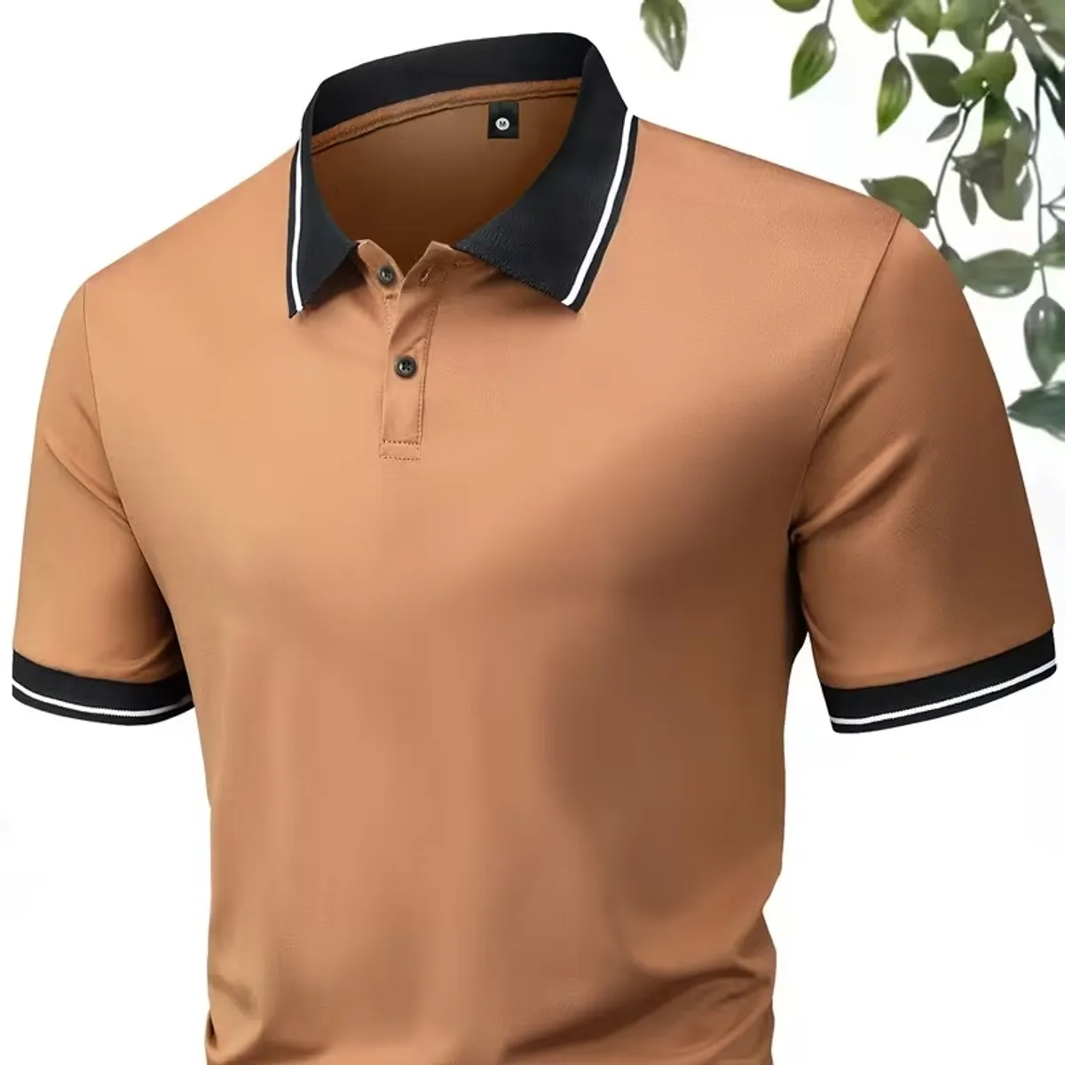 Multicolor Golf Shirts Workwear Casual Wear Men'S Top - Size Xl