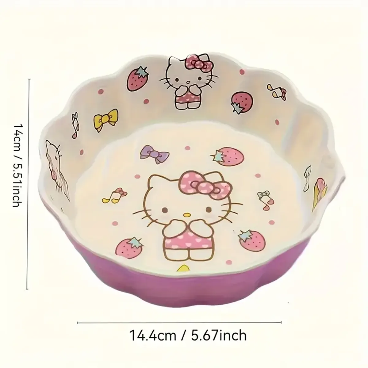 Sculpted Melamine Bowl Hello Kitty