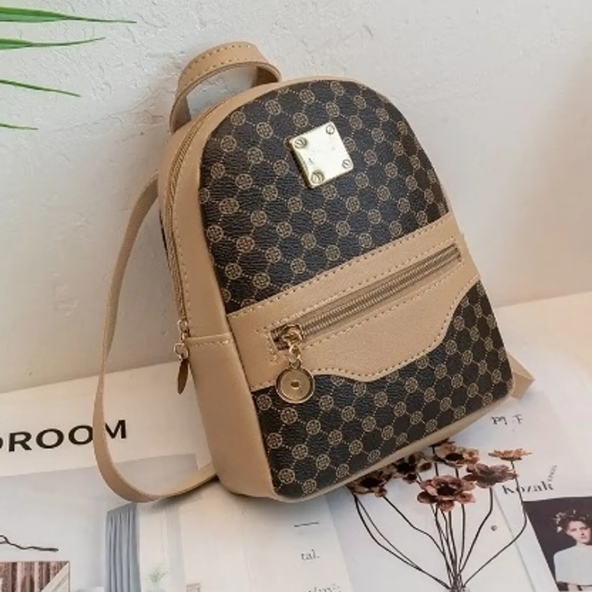 Women'S Color-Blocking Small Backpack