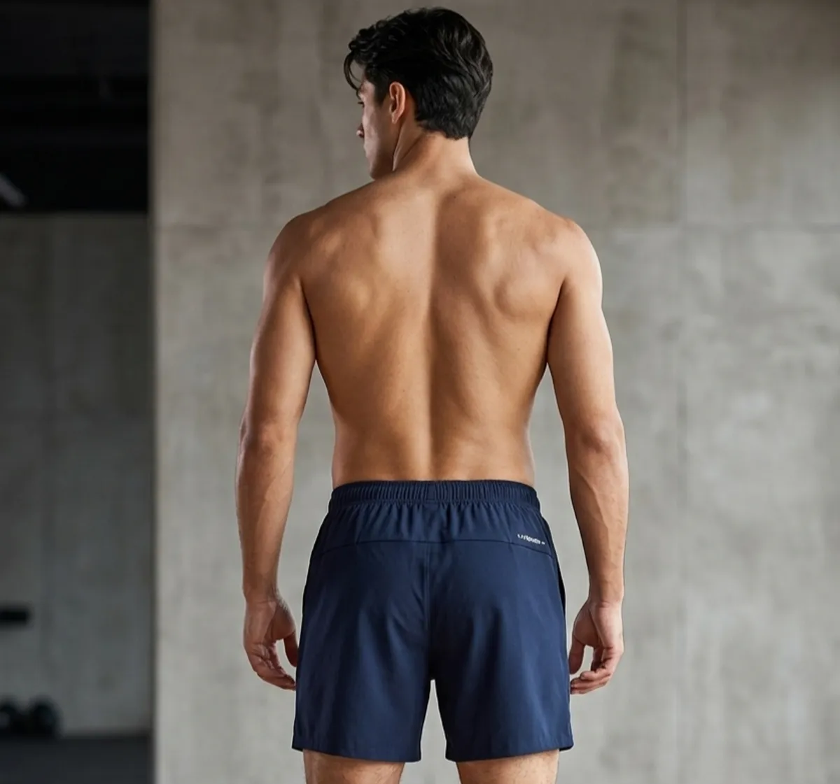 Men's Adjustable Elastic Drawstring Waist Sports Shorts - Size M