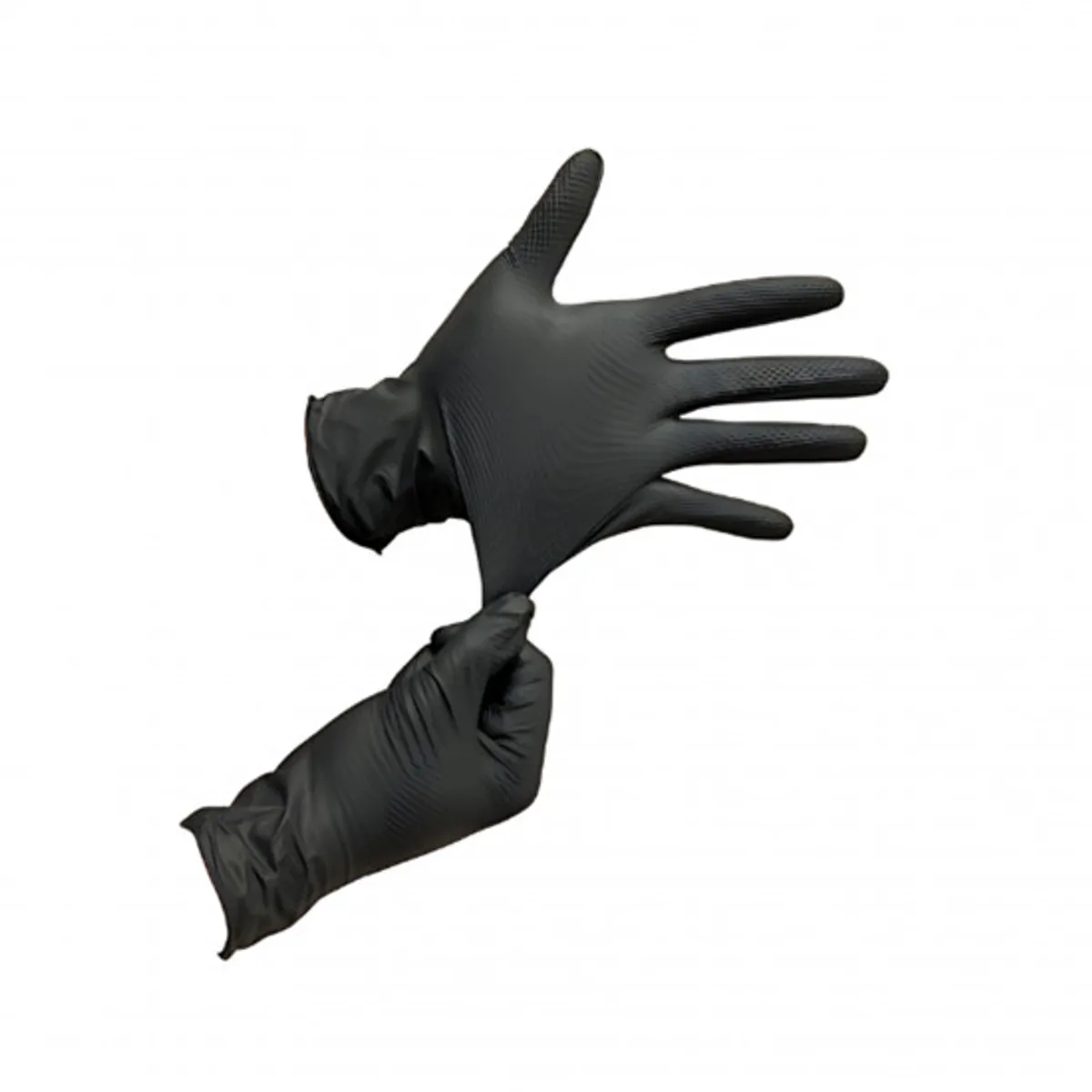Black Nitrile Exam Gloves Thickened Durable Household Cleaning Gloves for Kitchen Cooking Hair Dyeing Tattoo