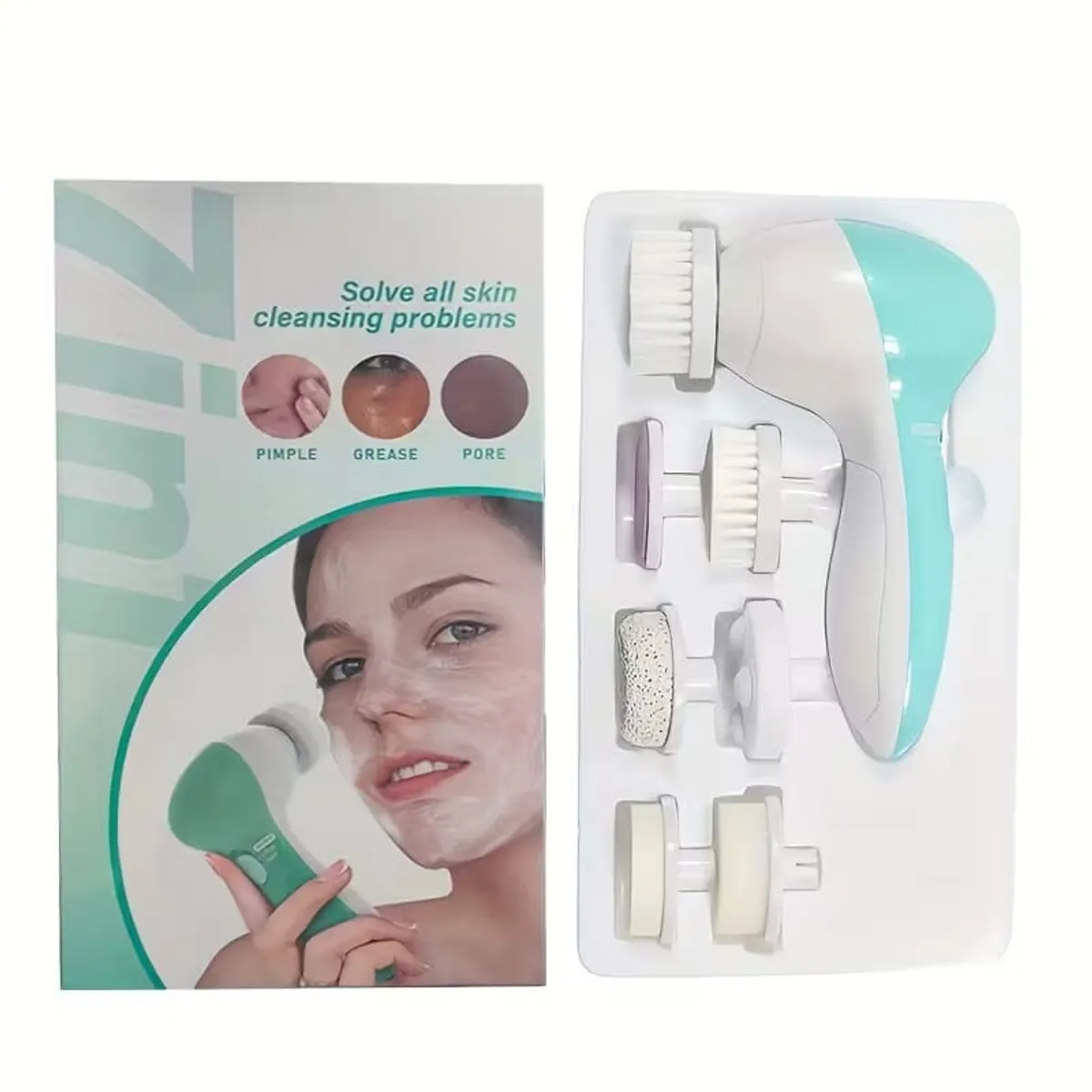 7-in-1 Electric Facial Cleanser Facial Brush