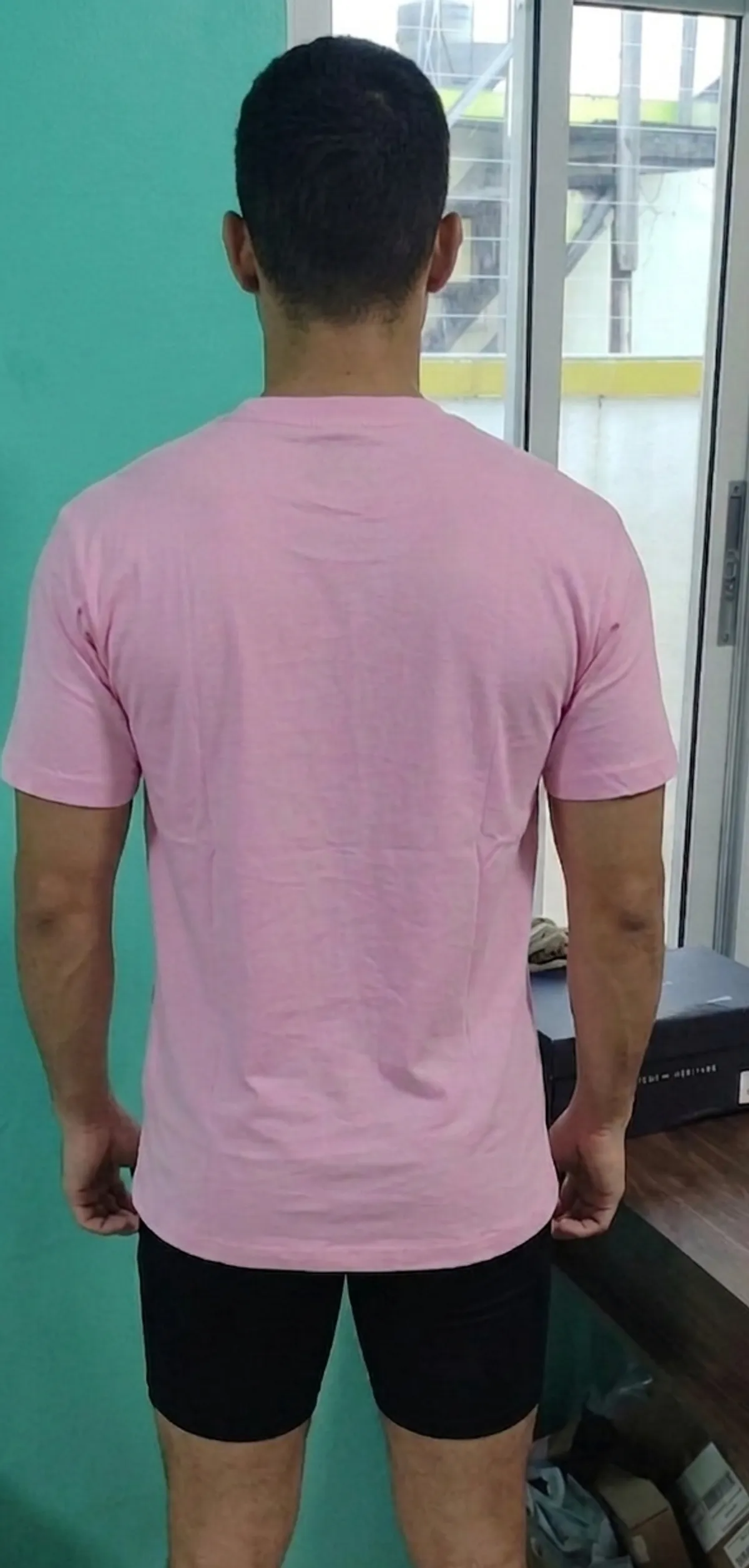 Men's Drop Shoulder Breathable Cotton T-Shirt - Size S