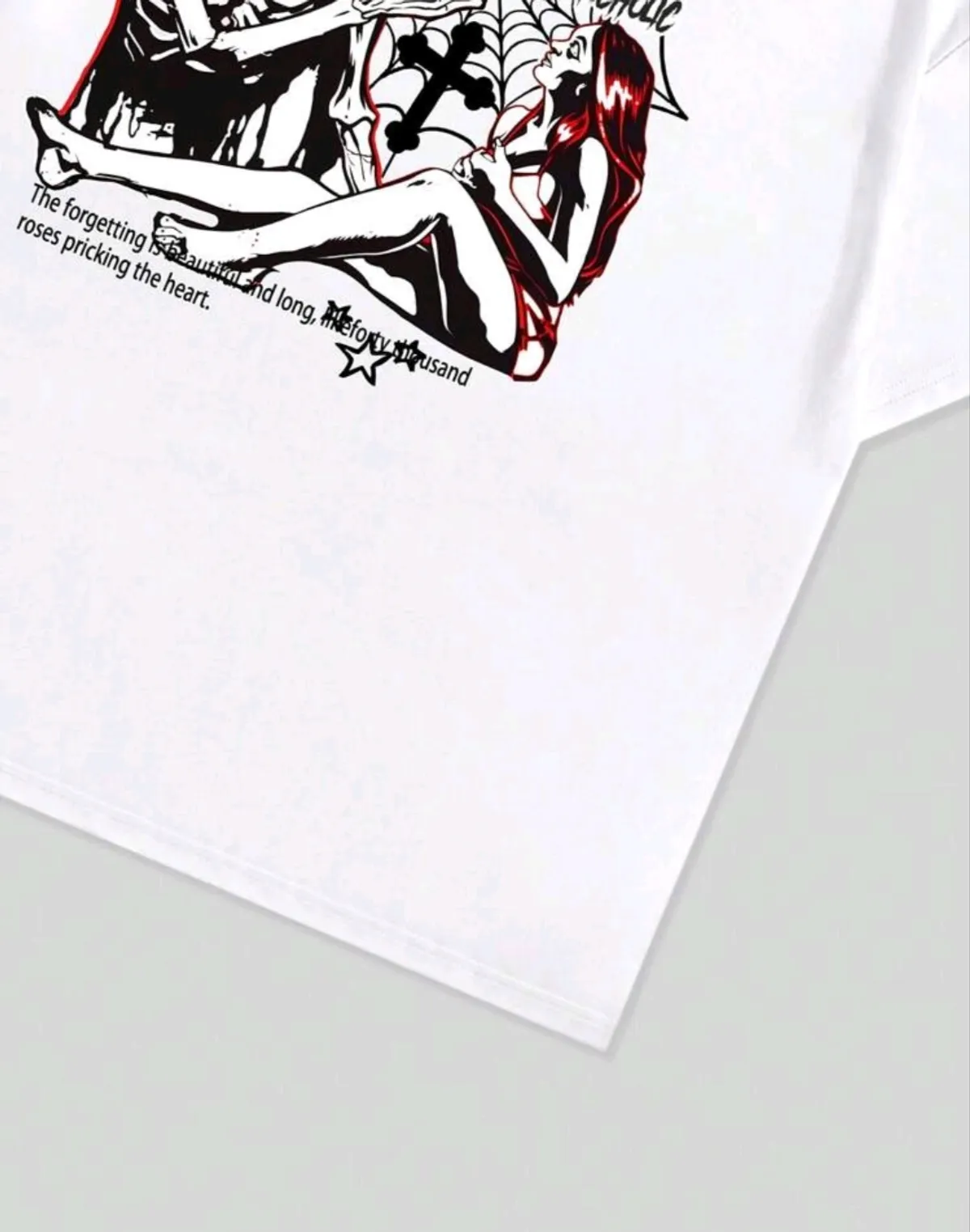 MEN Street Life Spring/Summer Valentine 'Sday Casual Graphic Men'S Summer Slogan Skull Printed Round NeckT-Shirt And Drawstring Waist - Size S