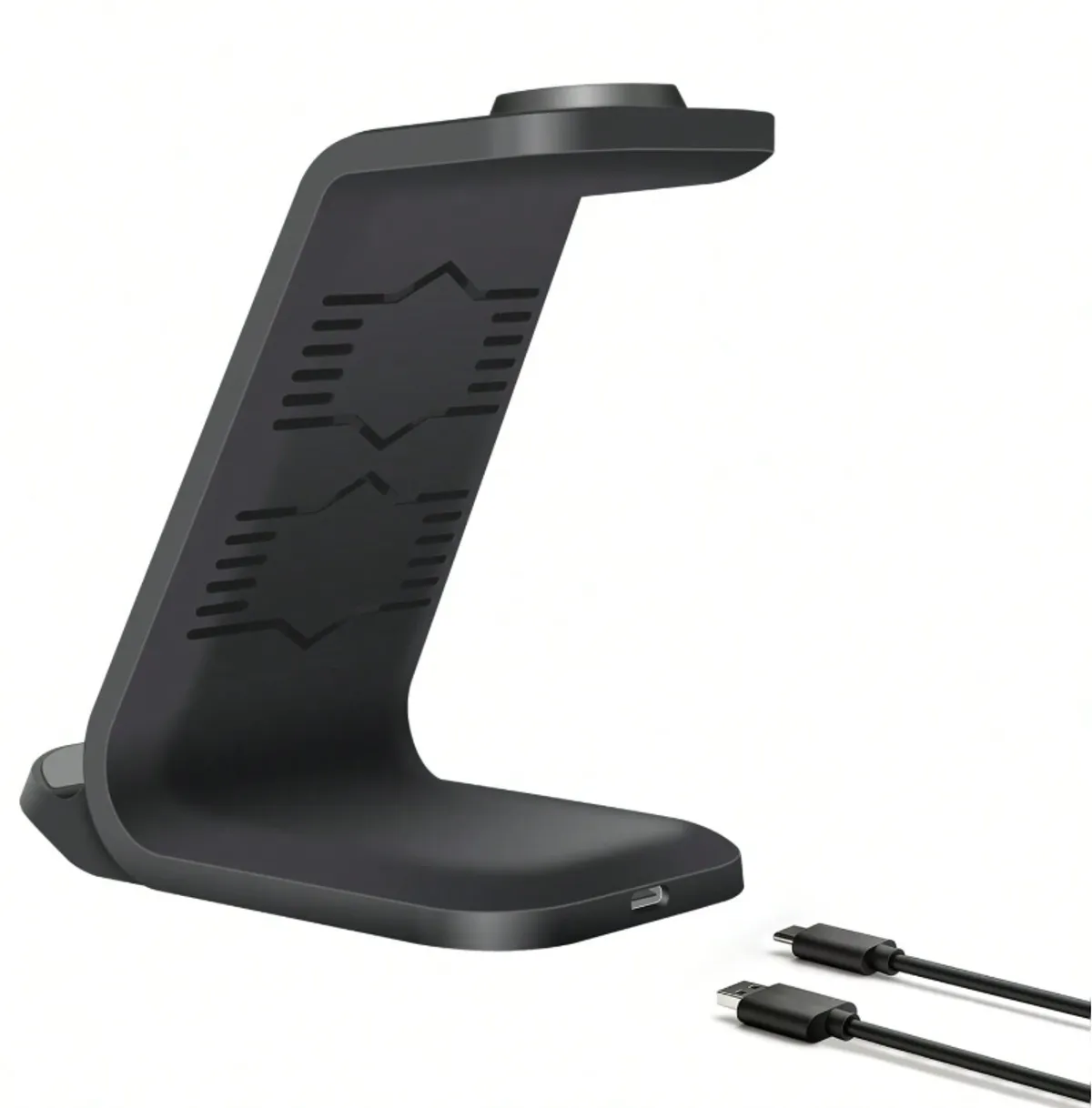 3-In-1 Wireless Charging Station 15W, BLK
