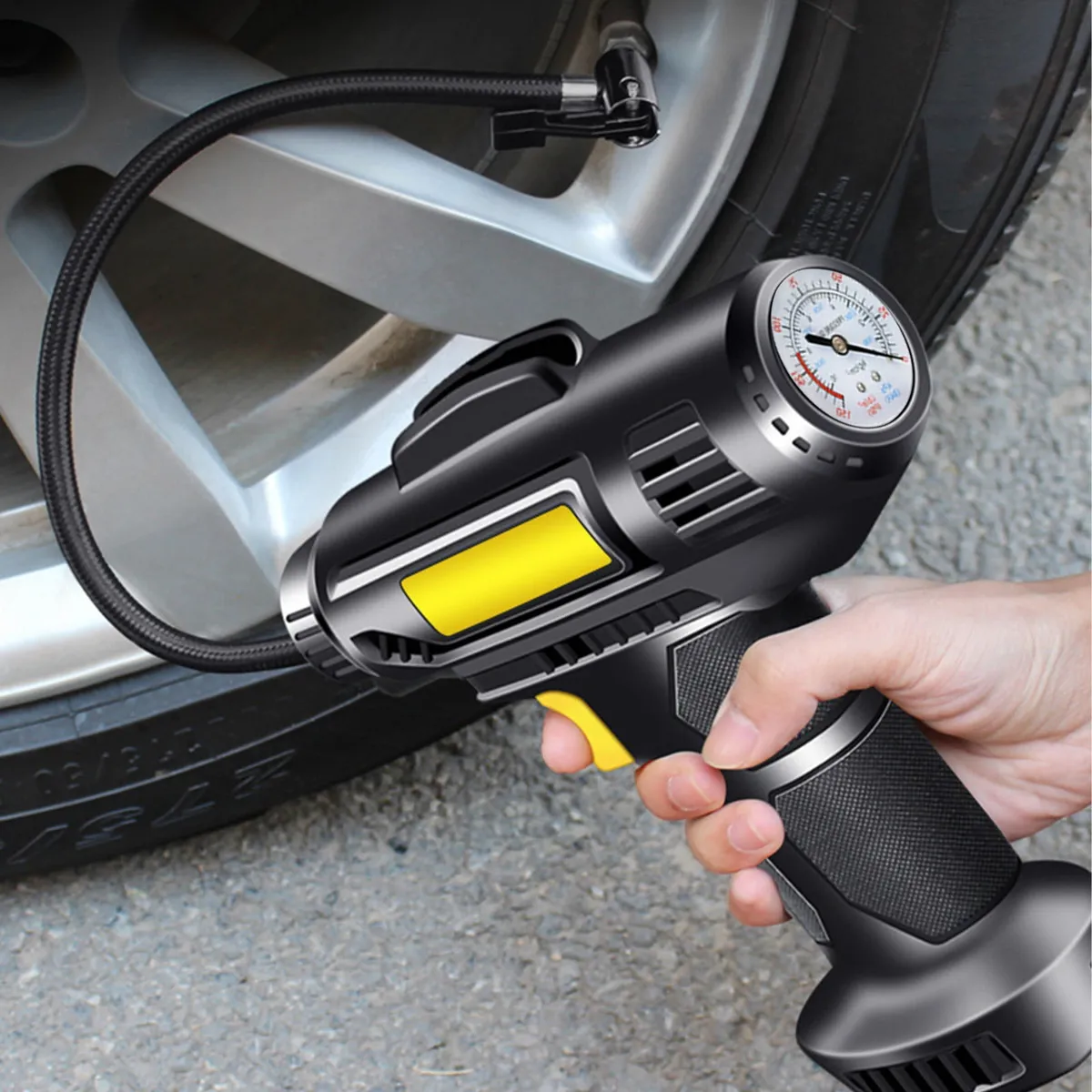 Pool Inflator Pump,Wired Pointer-Car Inflator
