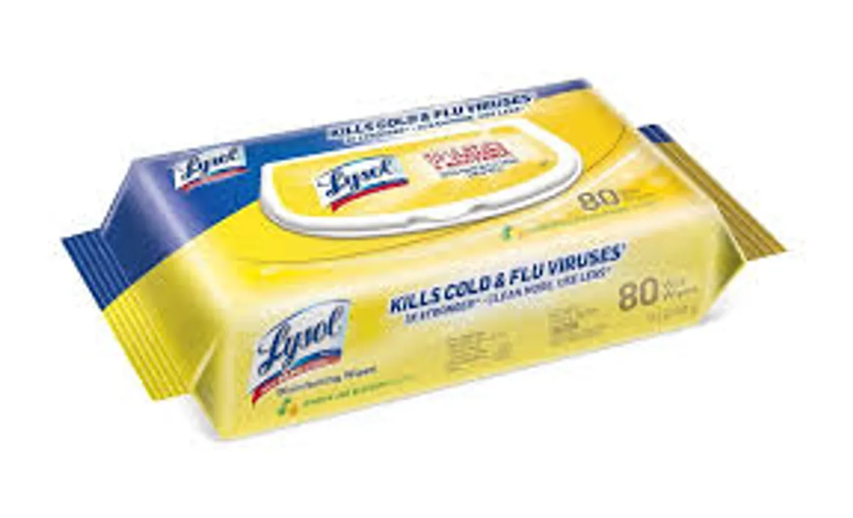 Lysol Disinfecting Wipes, Lemon & Lime Blossom, 80 count