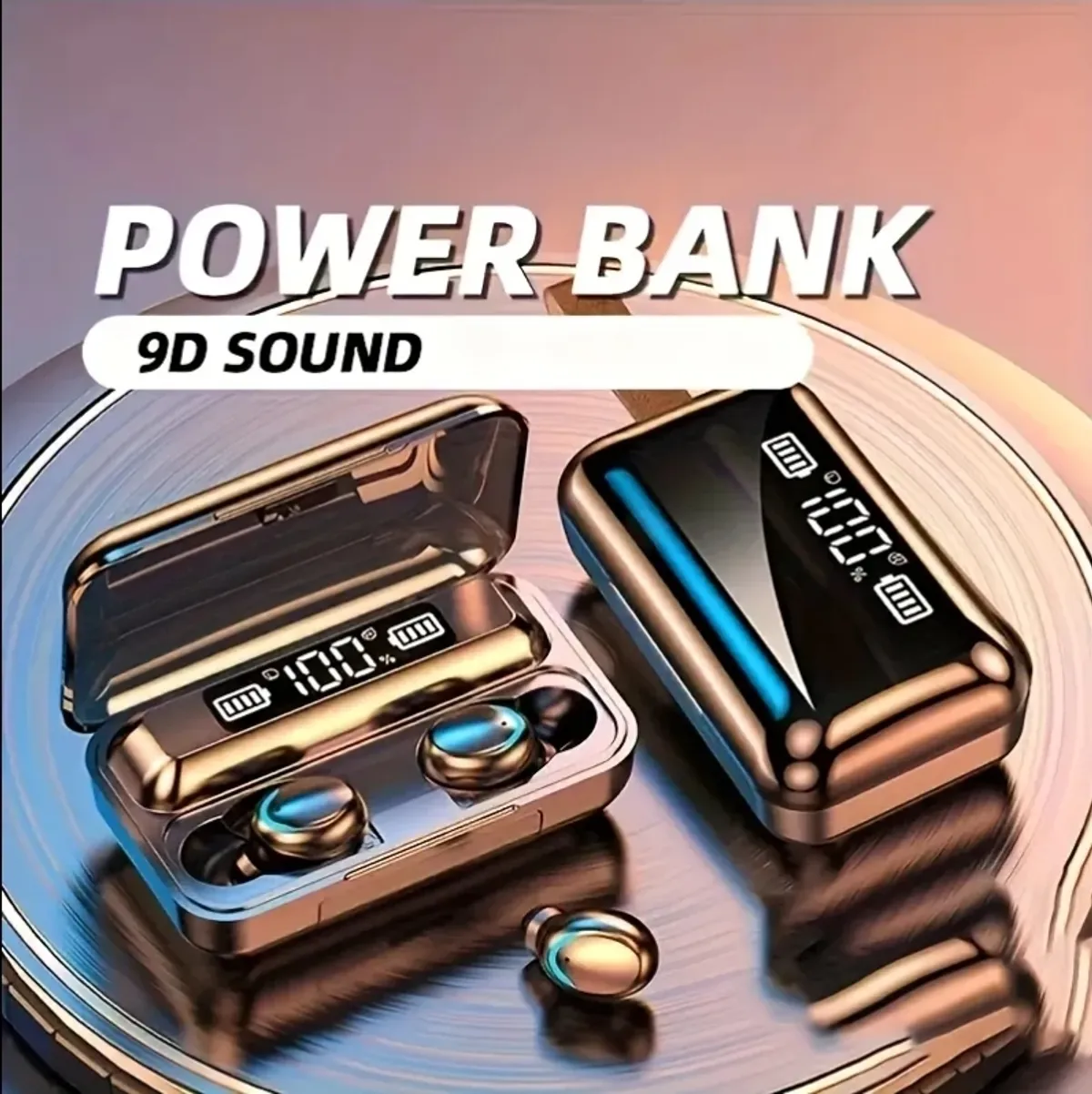 F9 TWS Wireless Earphones Charging Box Wireless Headphone 9D Stereo Sports Earbuds Headsets With Microphone