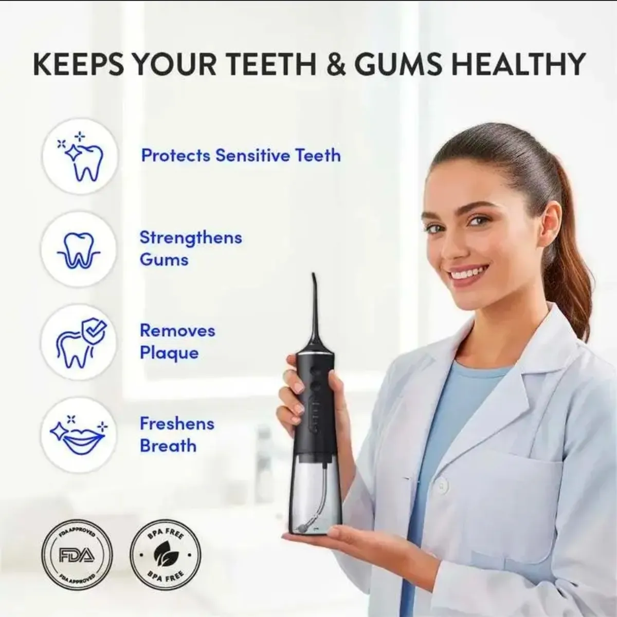 Dental waterflosser