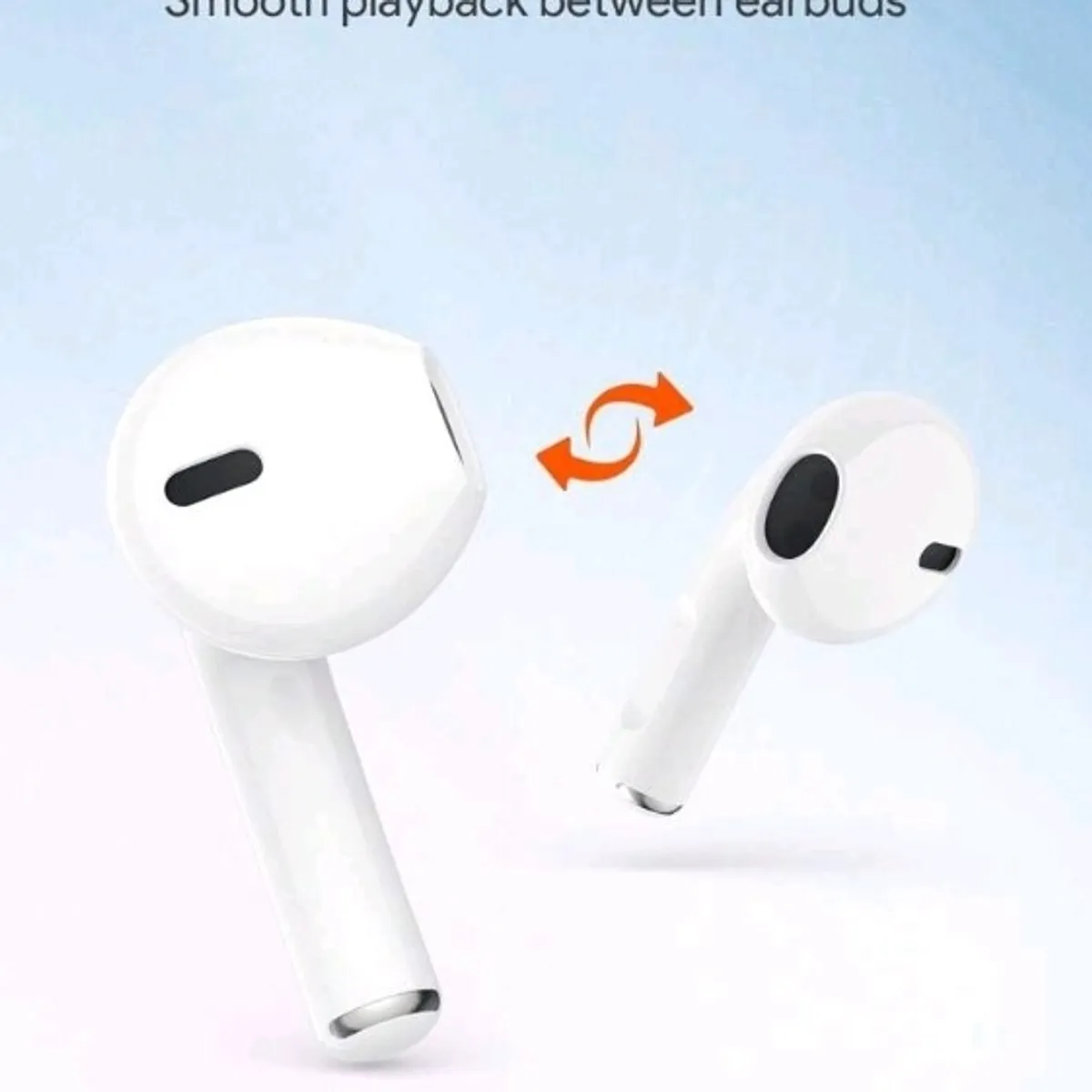 White JMMO Wireless Earbuds