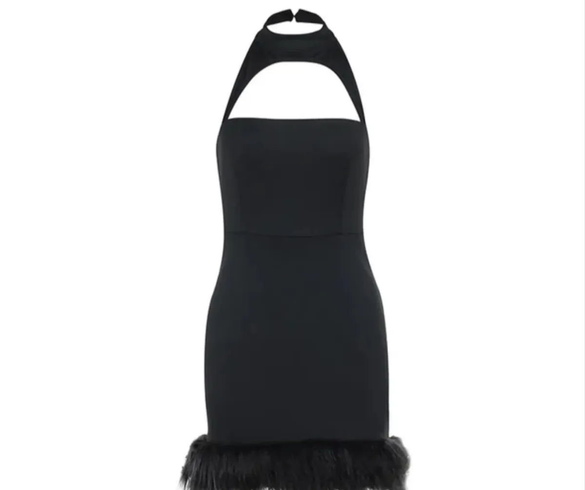 Sexy Dress  Sleeveless Solid Coloured Vest - Size XS