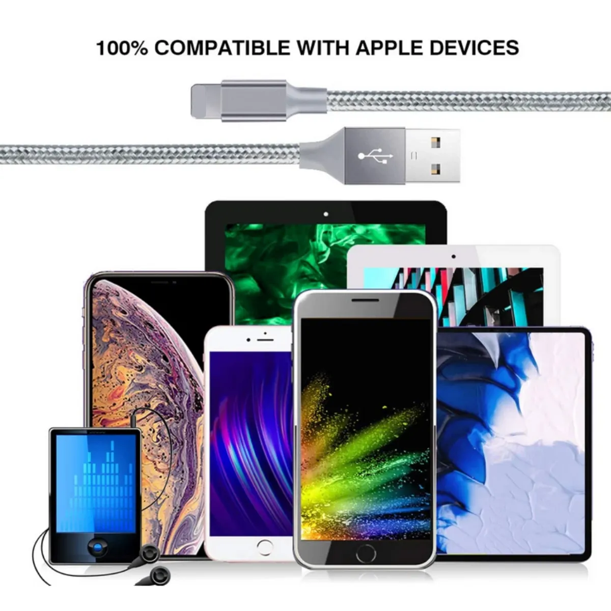 6 Pack Fast Iphone Charger Cable