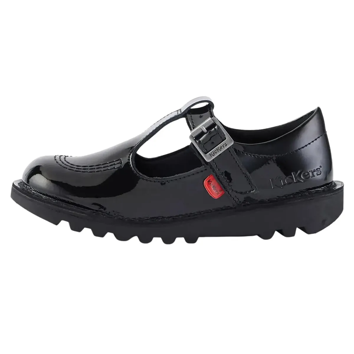 Kickers Infant Girl's Kick T Bar Black School Shoes Size 2 - 3 YearsKickers Infant Girl's Kick T Bar Black School Shoes Size 2 - 3 Years