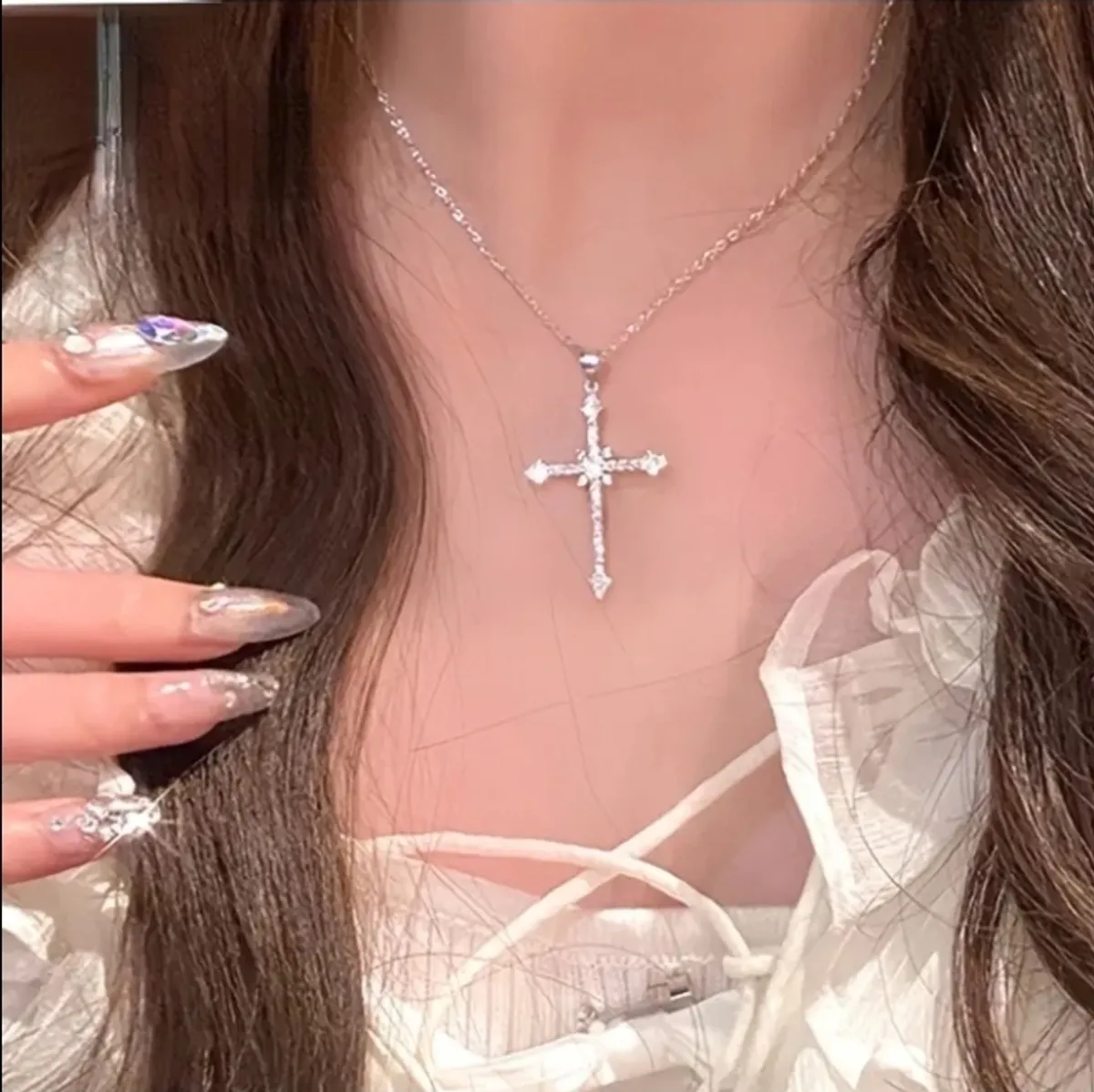 Starburst Cross Necklace