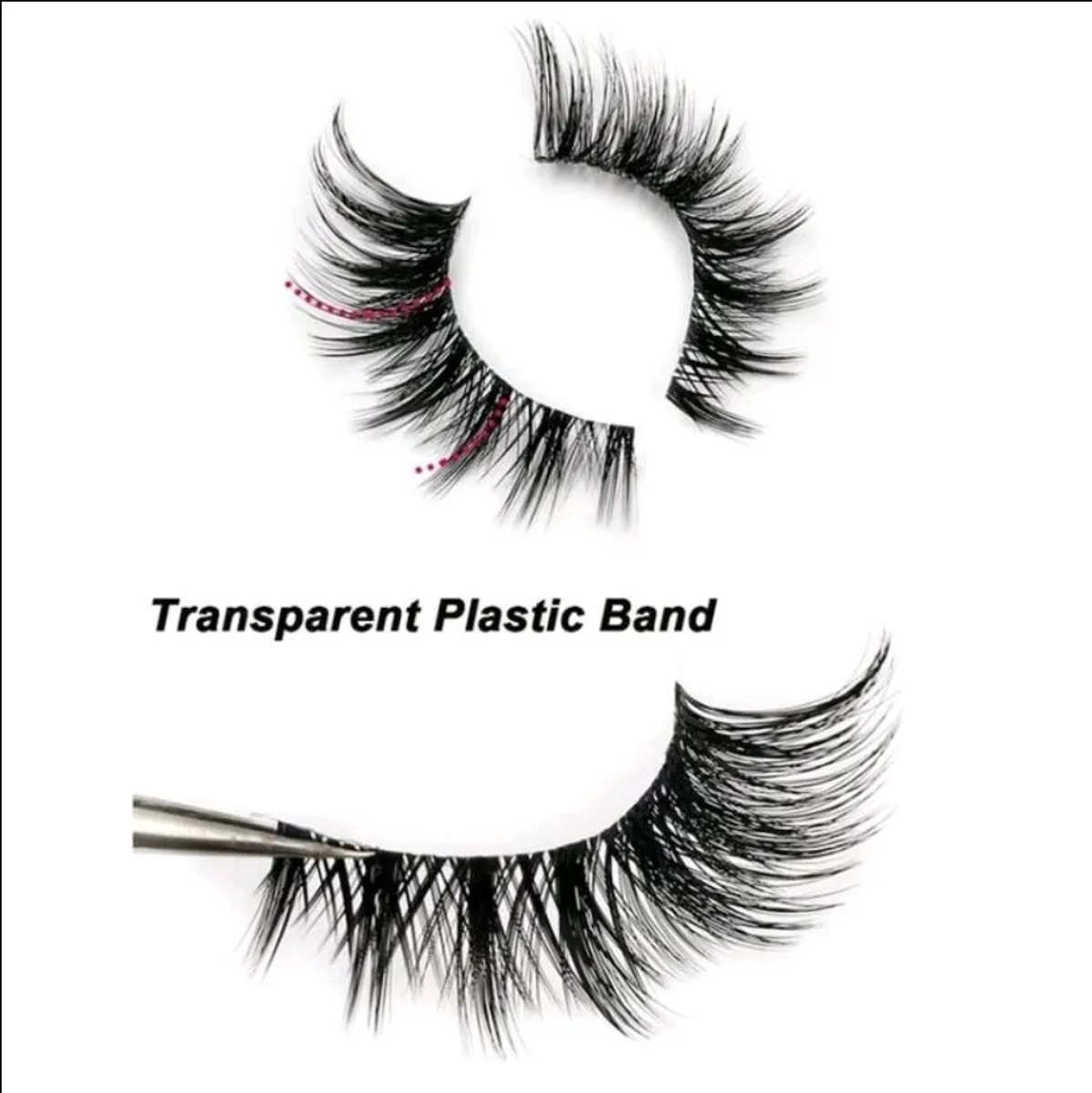 5 Pairs Cat Eye Lashes Manga Lashes 3D Fluffy Natural Look Faux Mink Eyelashes