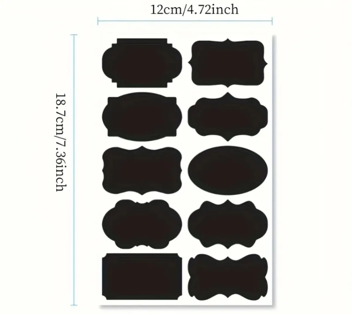 20pcs Waterproof Label Stickers