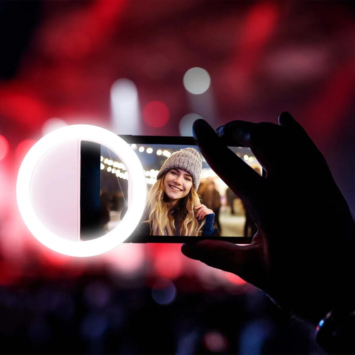 Selfie Ring Light Mobile Phone Light Portable Light Clip Filling