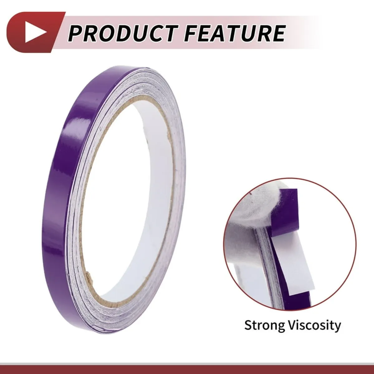 1Pc Bargains Pinstripe Tape 15mmx10m - Purple