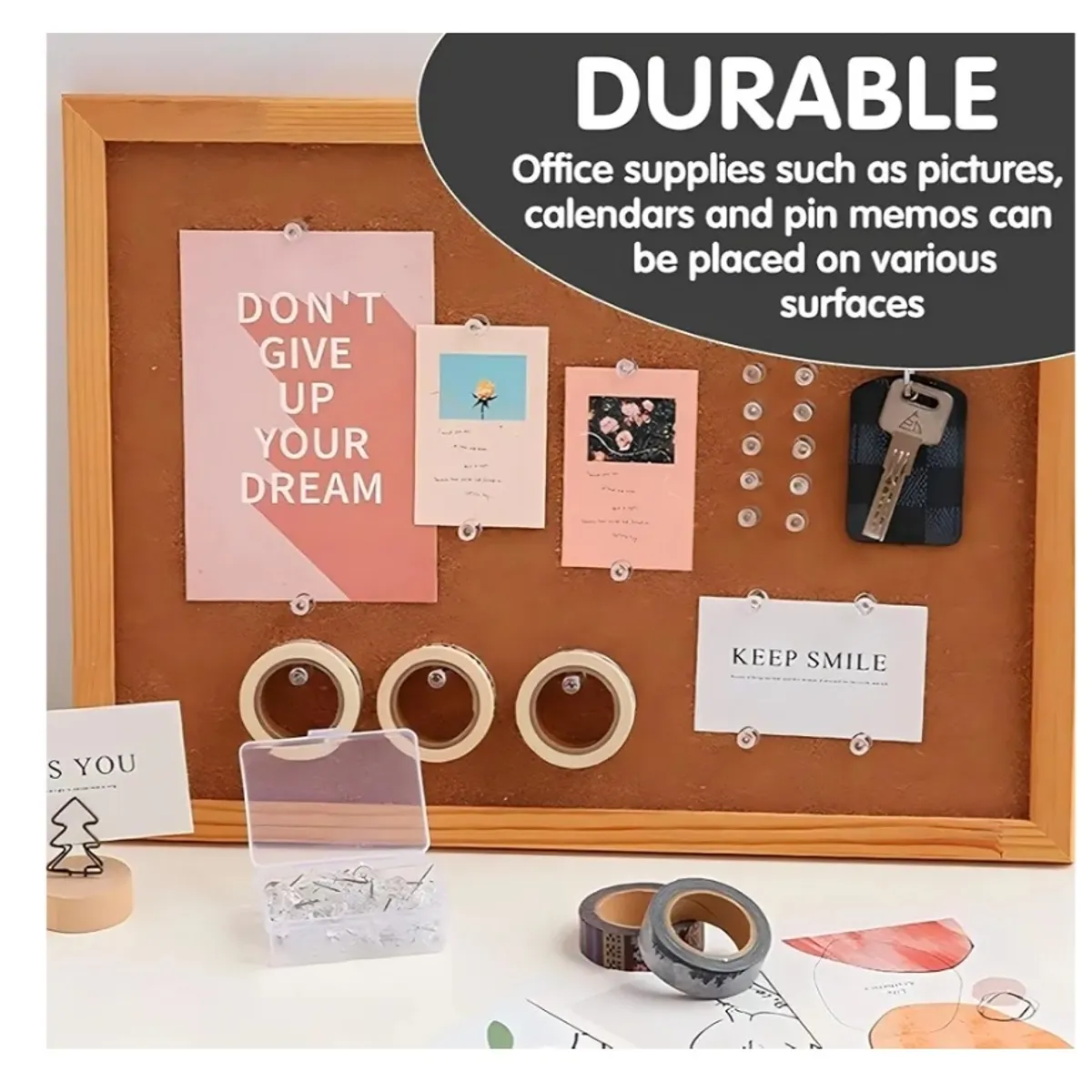 120-Pack Push Pins For Bulletin Board