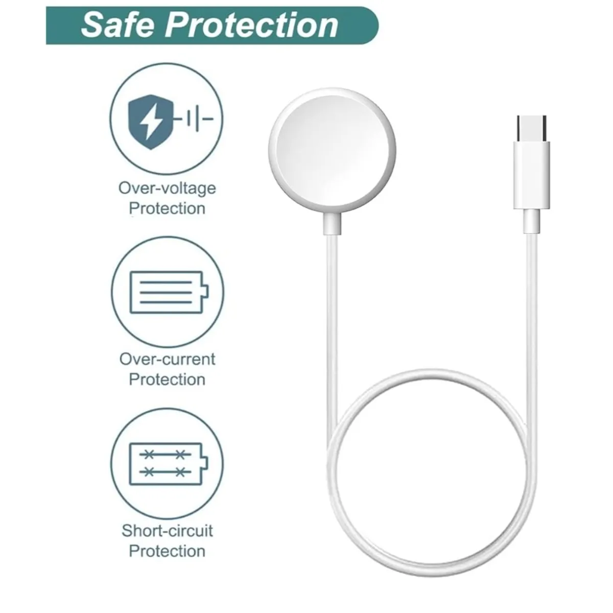 Charger For Apple Watch - White
