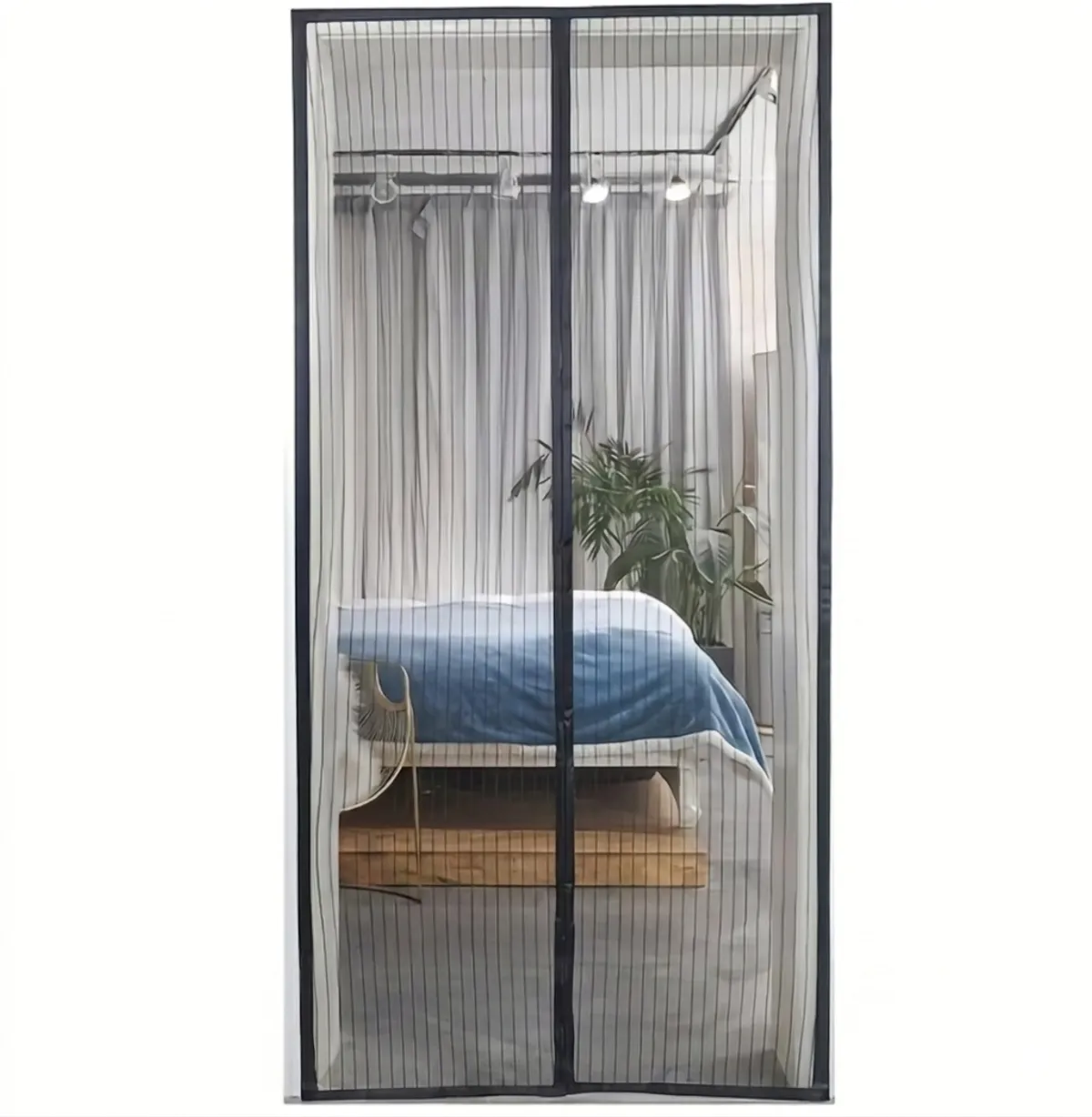 This Magnetic Mosquito-proof Screen Door Is Your Summer Savior! Featuring Thickened, Durable Mesh for Effective Mosquito Protection While Remaining Breathable 82x207