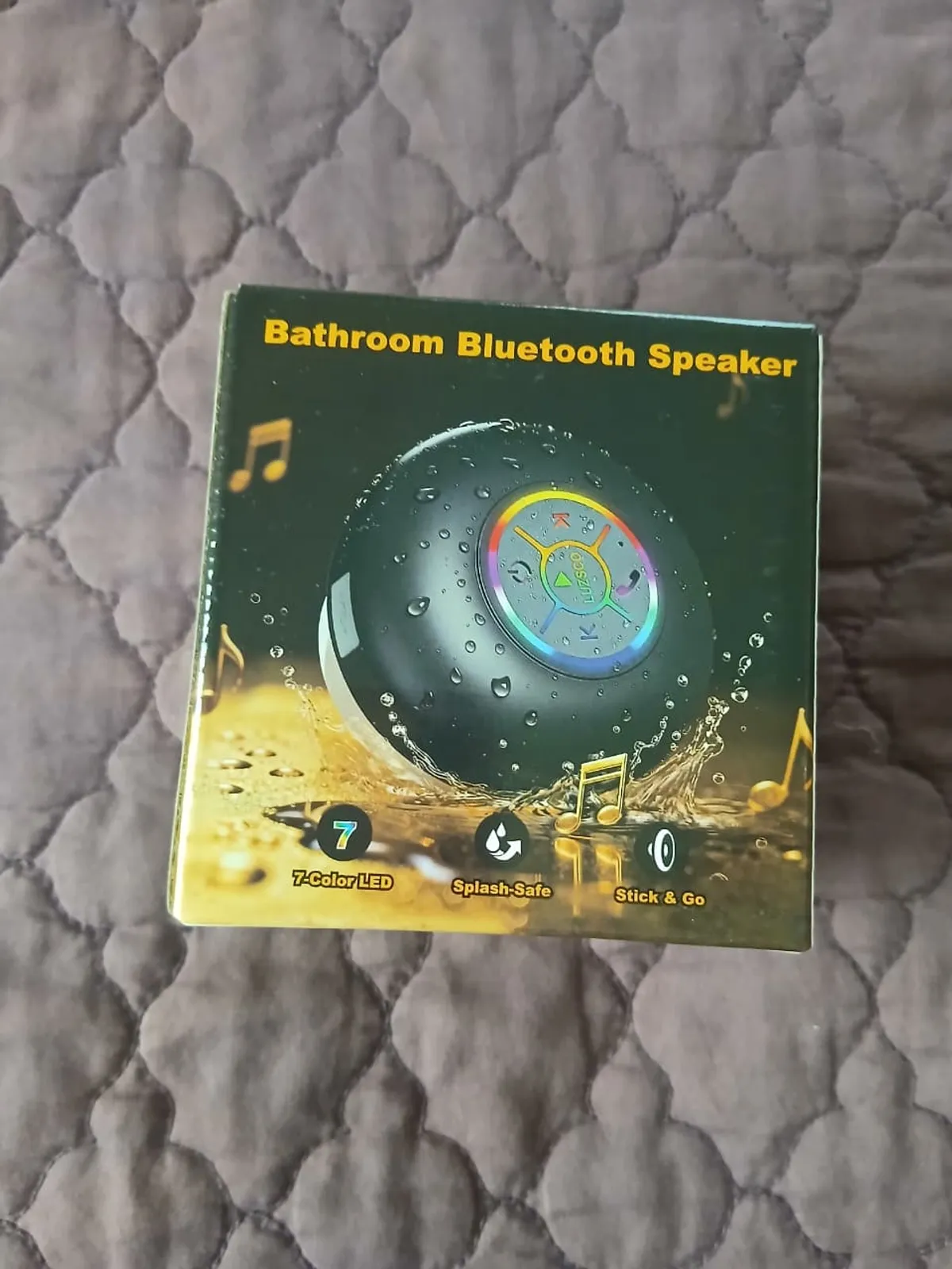 Bluetooth Shower Speaker with LED – Portable Wireless Mini Speaker