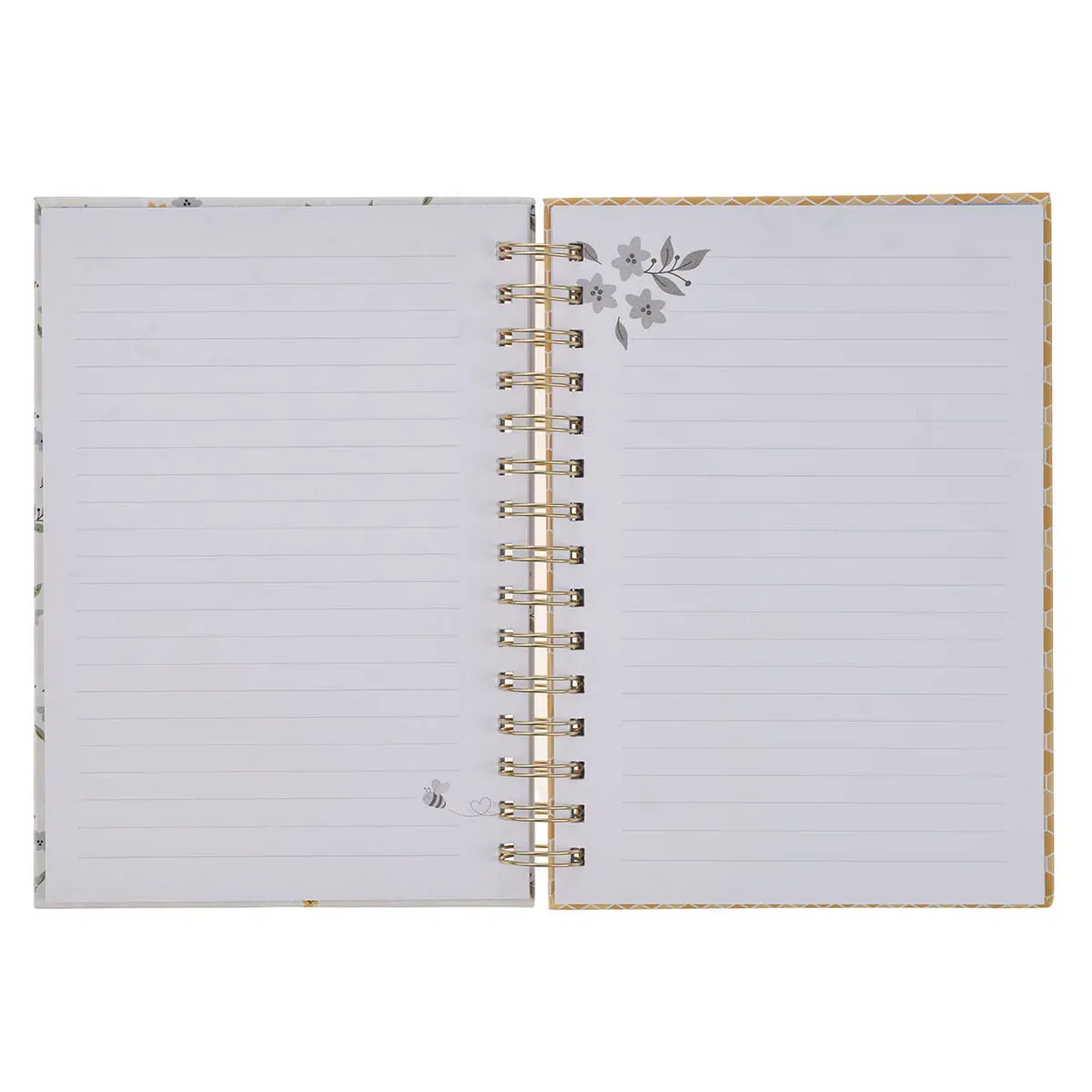 Amazing Teacher Blossom and Bees Spiral Journal