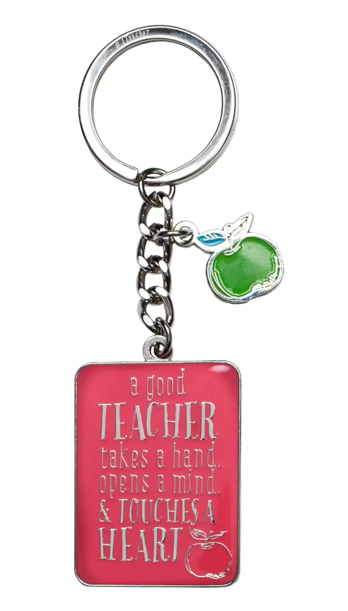 Pink Blessings for a #1 Teacher Key Ring in Gift Tin - 1 Corinthians 16:14