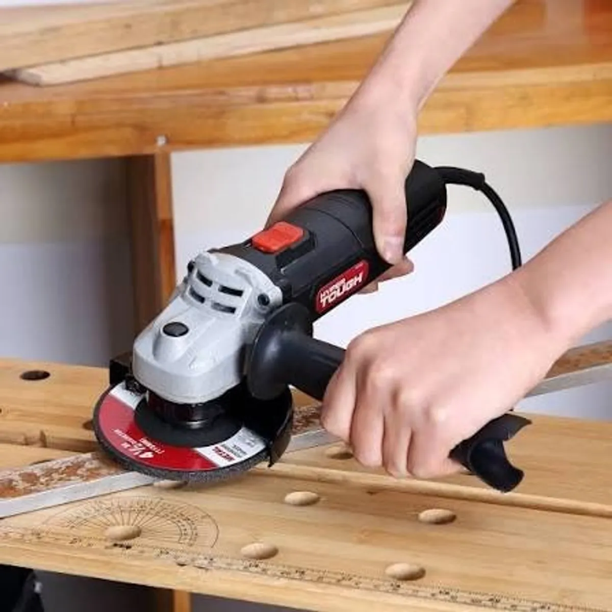 Hyper Tough 6-Amp 4-1/2-inch Angle Grinder