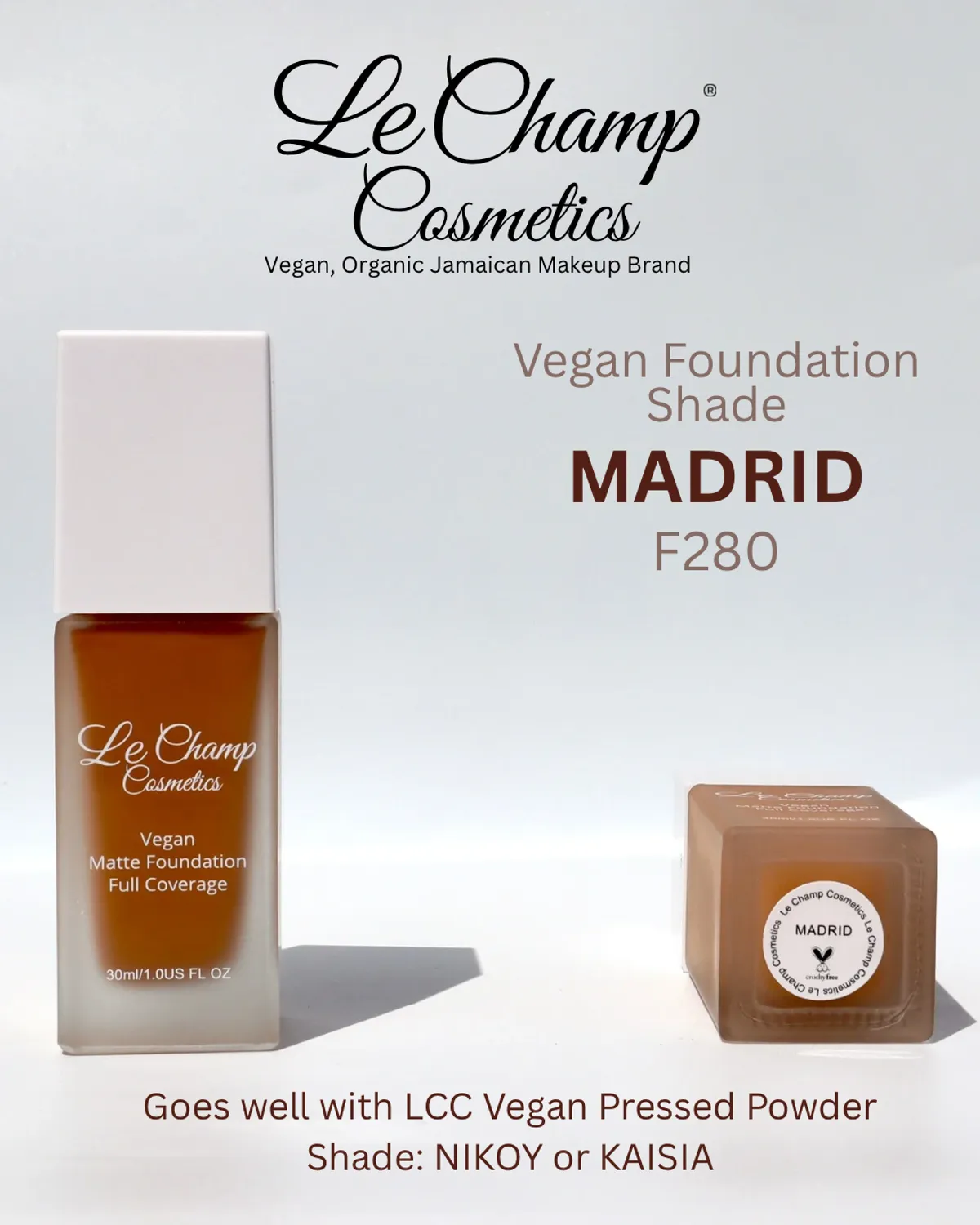 LCC Vegan Matte Foundation - MADRID F280