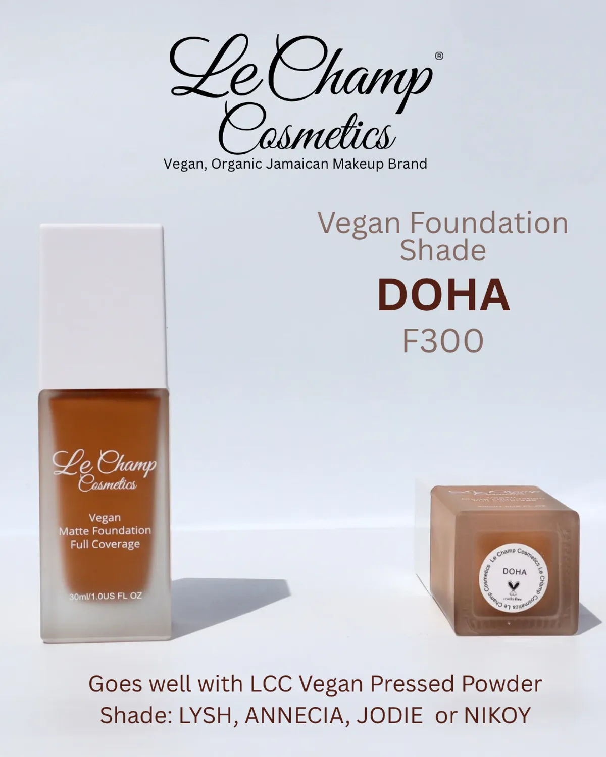 LCC Vegan Matte Foundation - DOHA F300